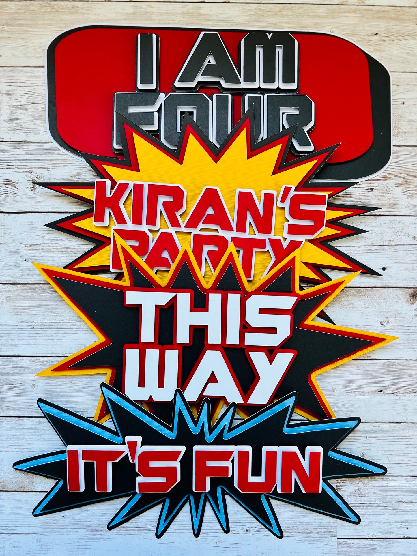 Guardians of the galaxy party signs