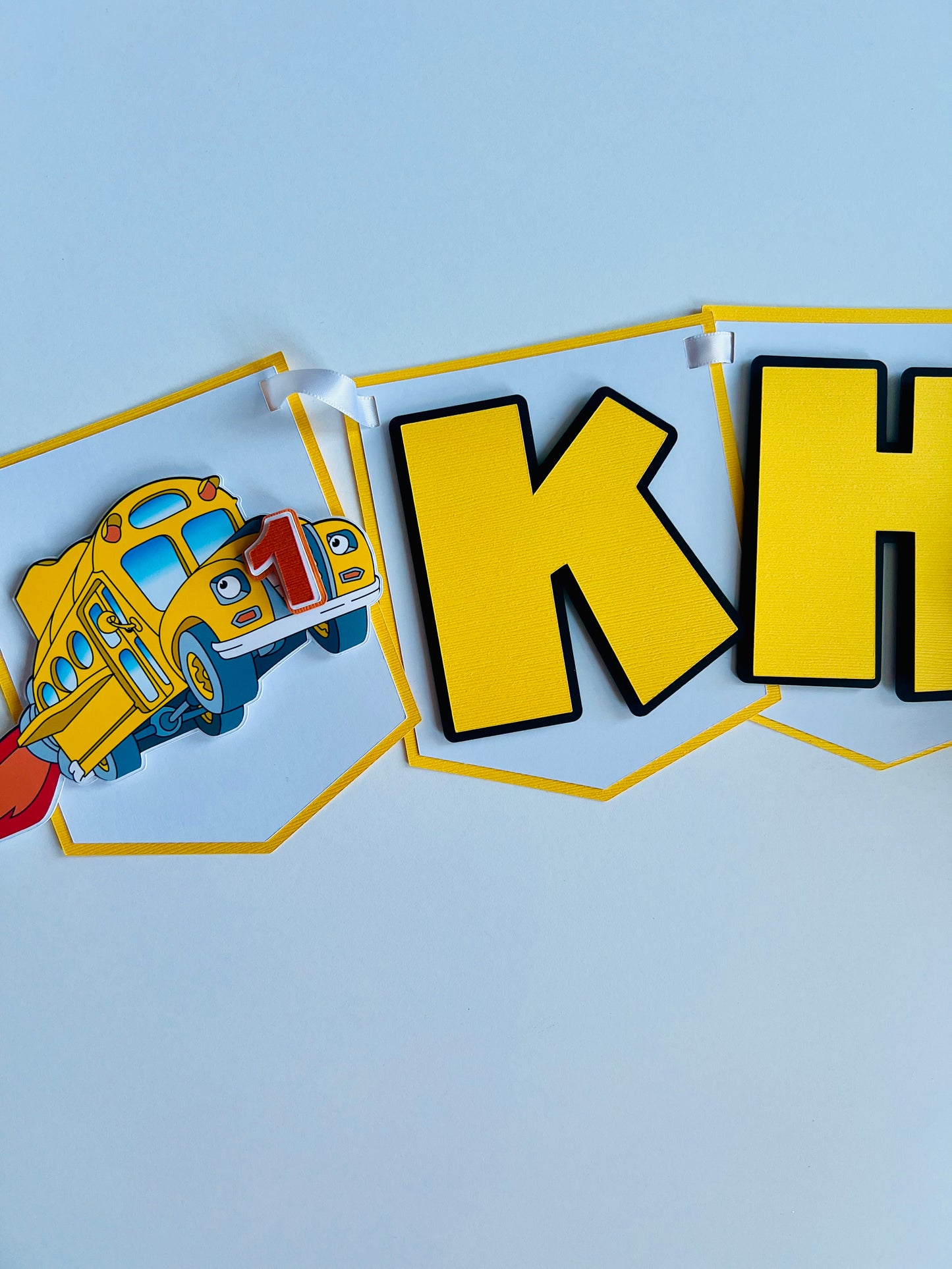 The magic school bus birthday banner