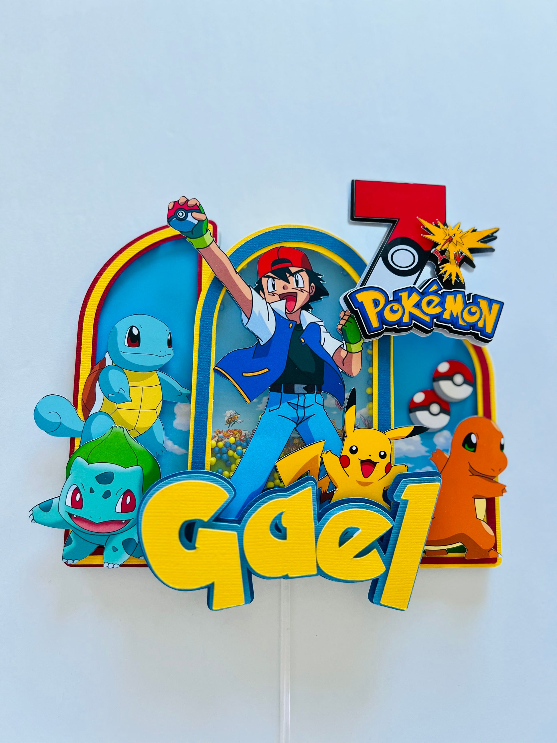 Pokemon cake topper