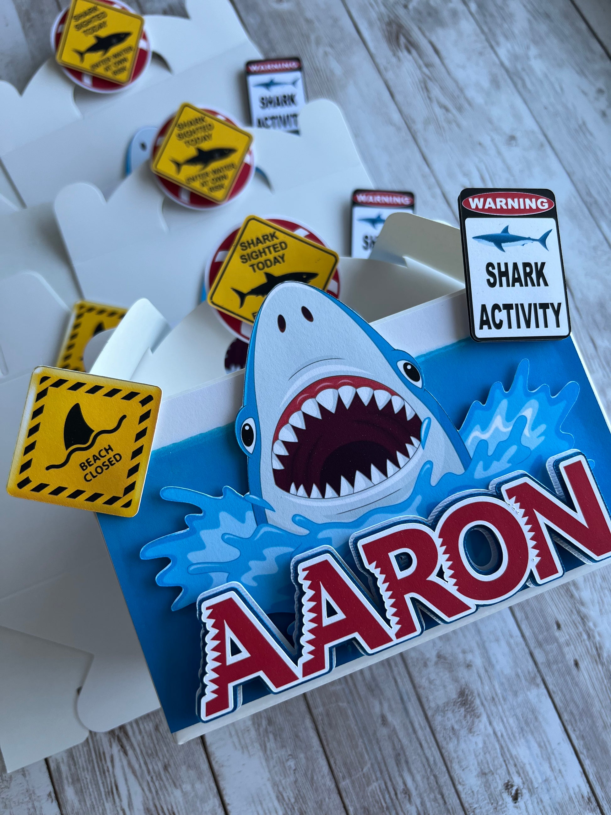 Shark Favor boxes