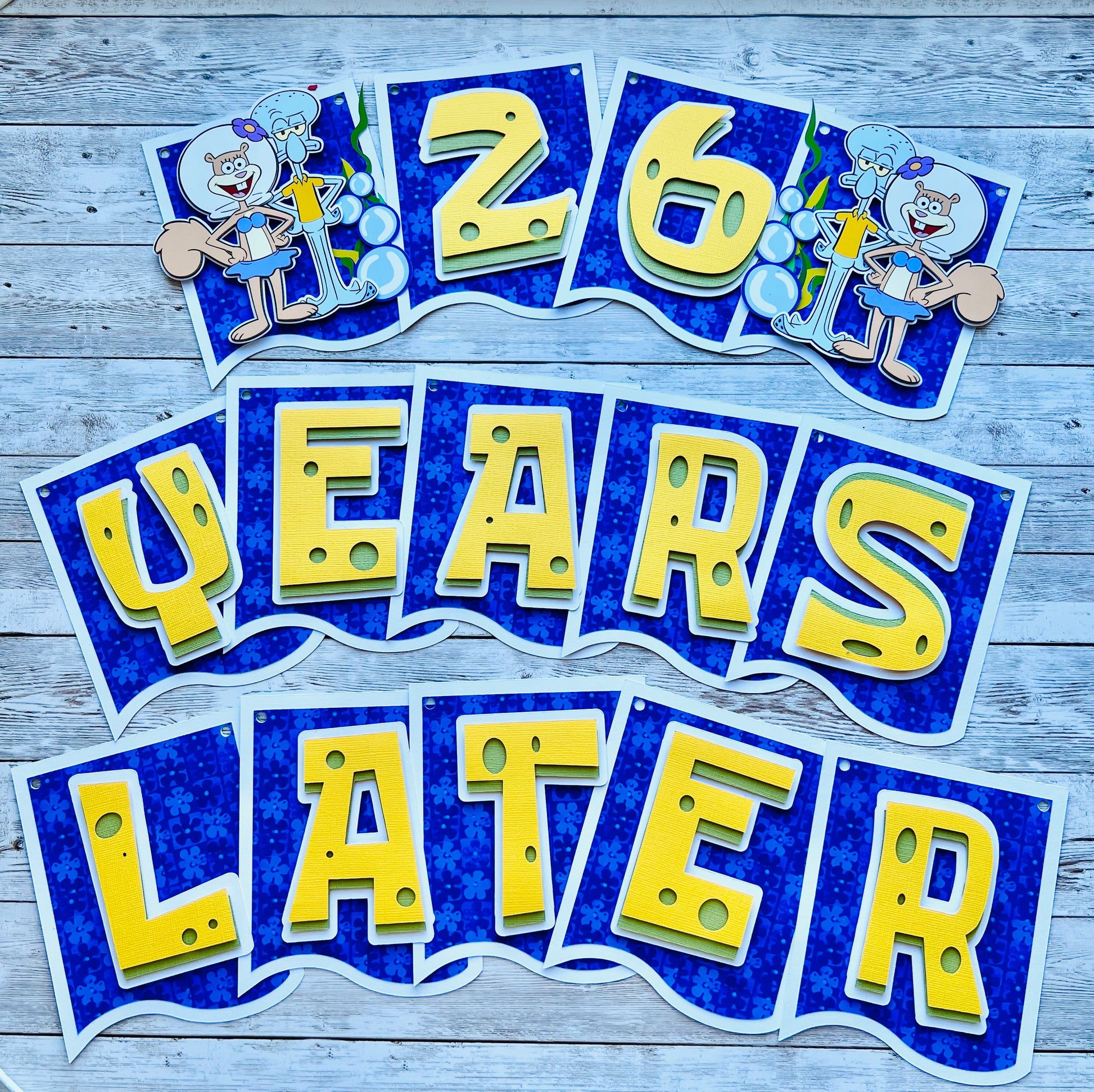 Spongebob Birthday Banner Years Later