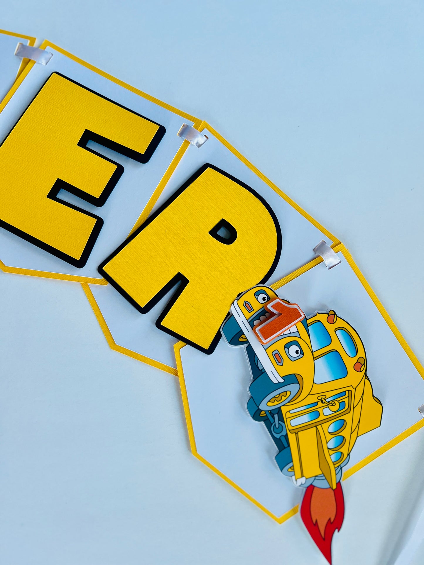 The magic school bus birthday banner