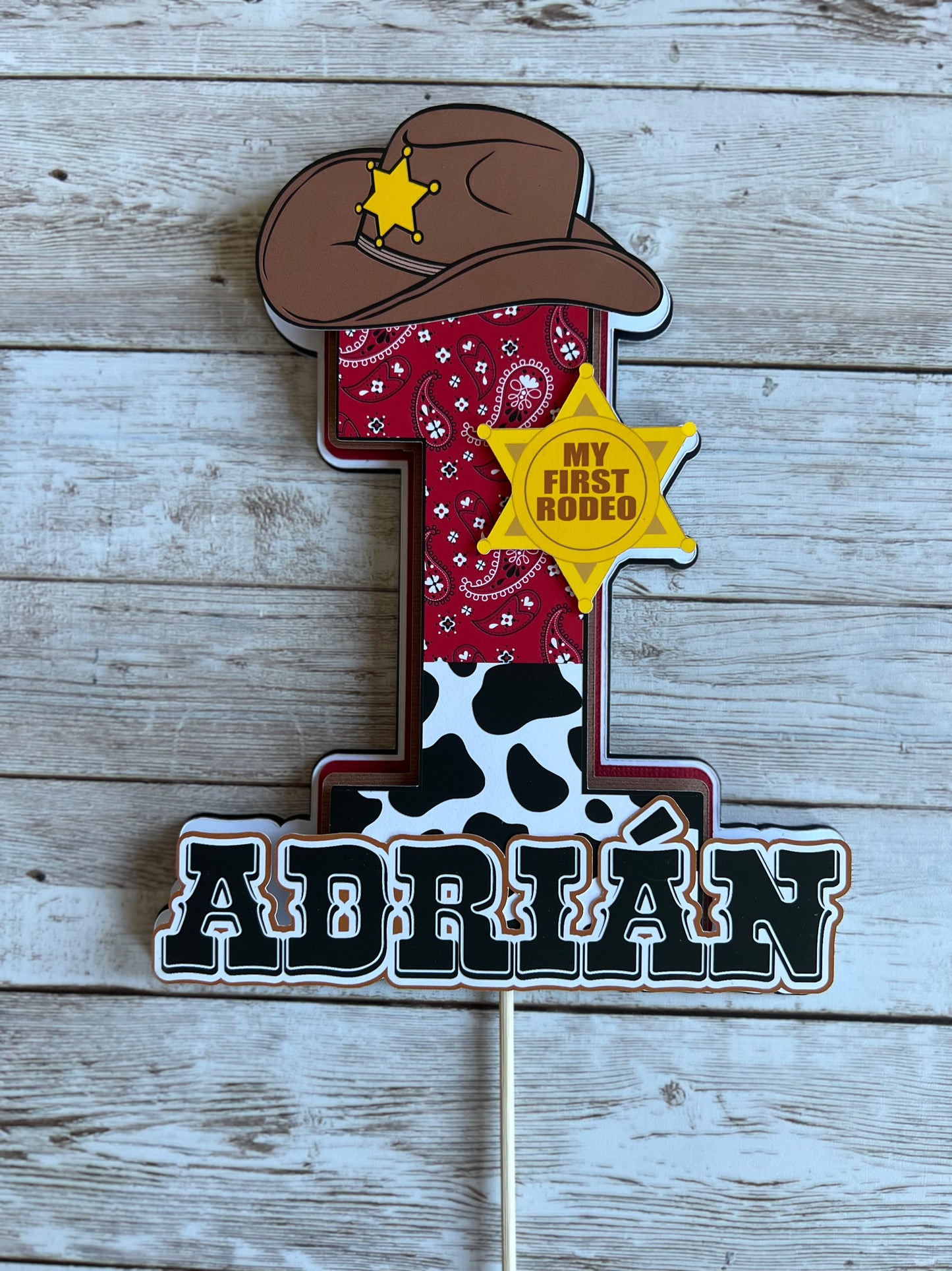 Cowboy centerpiece
