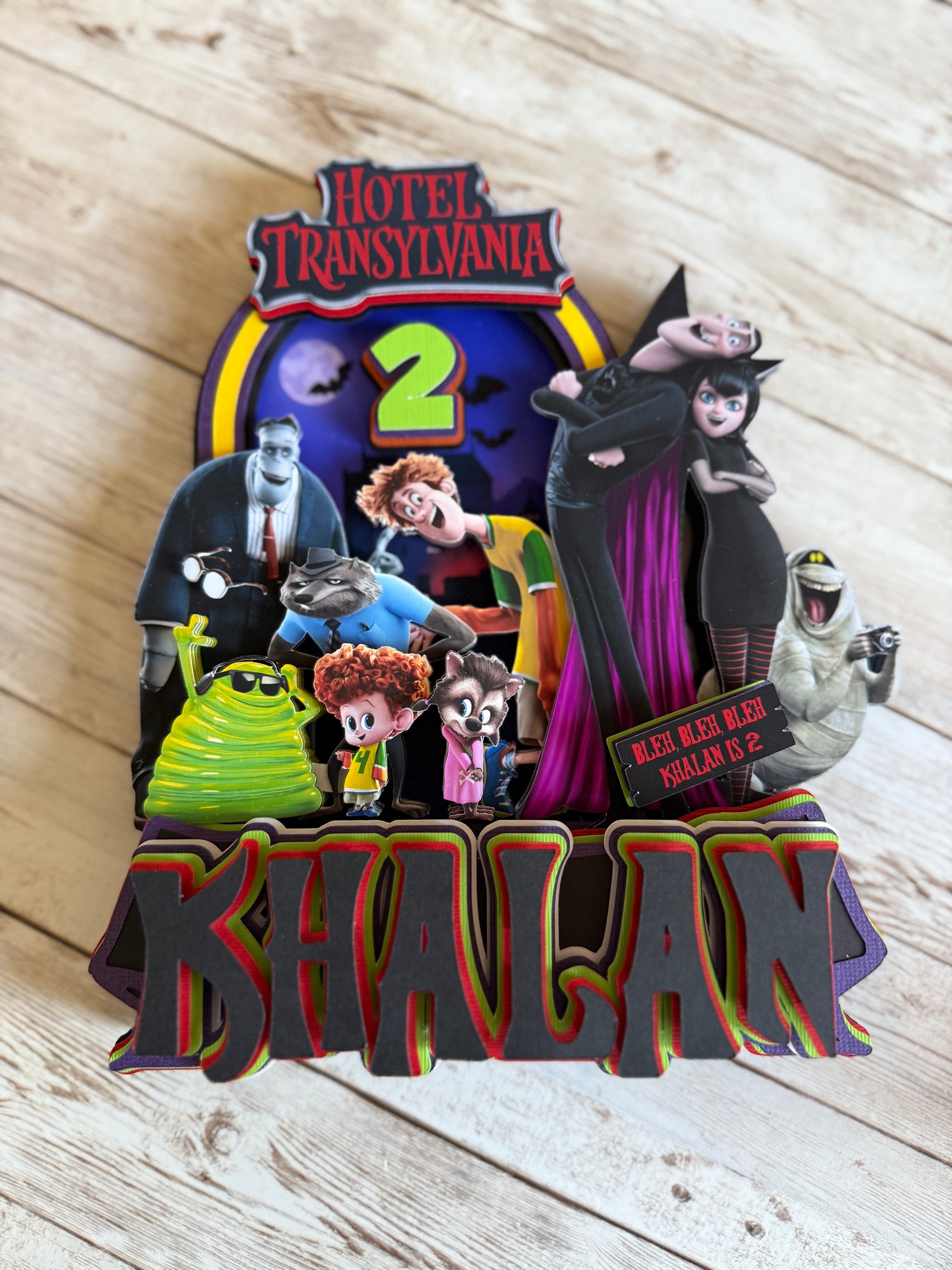 Hotel Transylvania Cake Topper