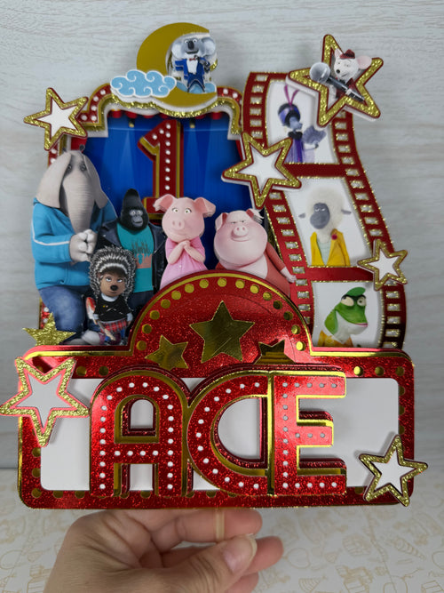 Sing The Movie Cake Topper