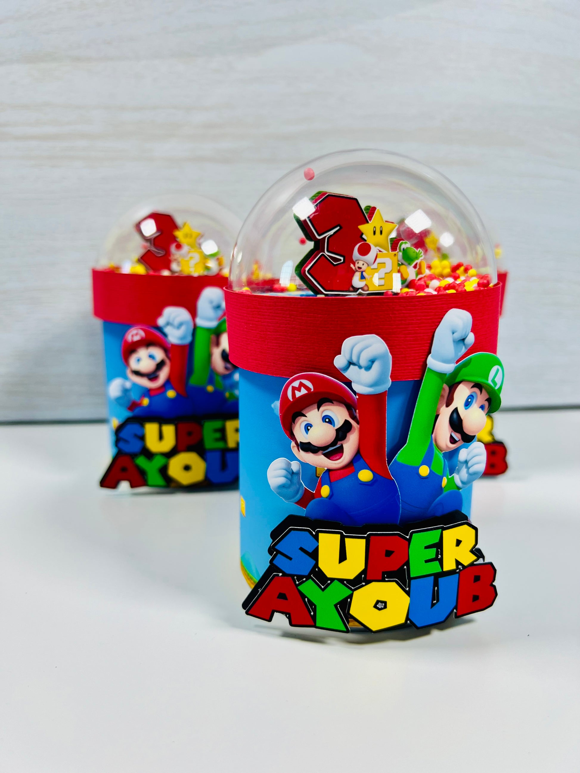 Super Mario Shaker Chip Cans