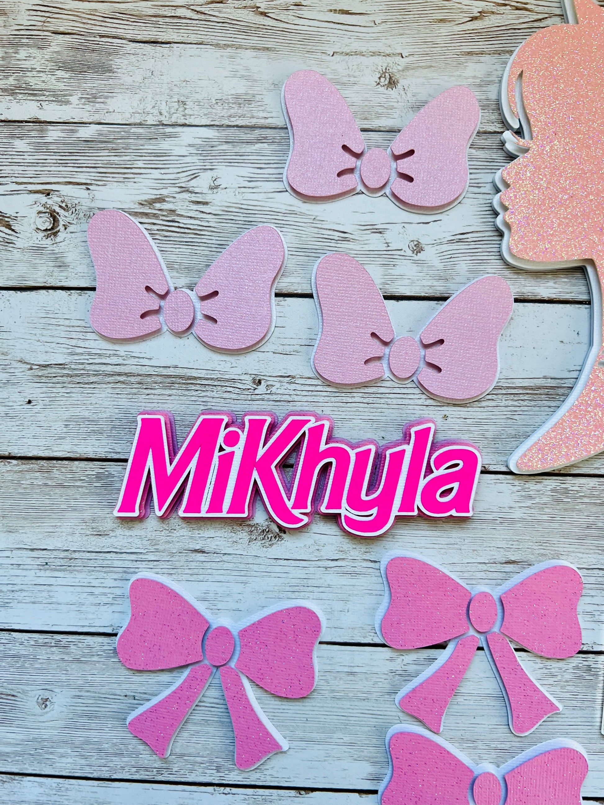 Barbie cake topper