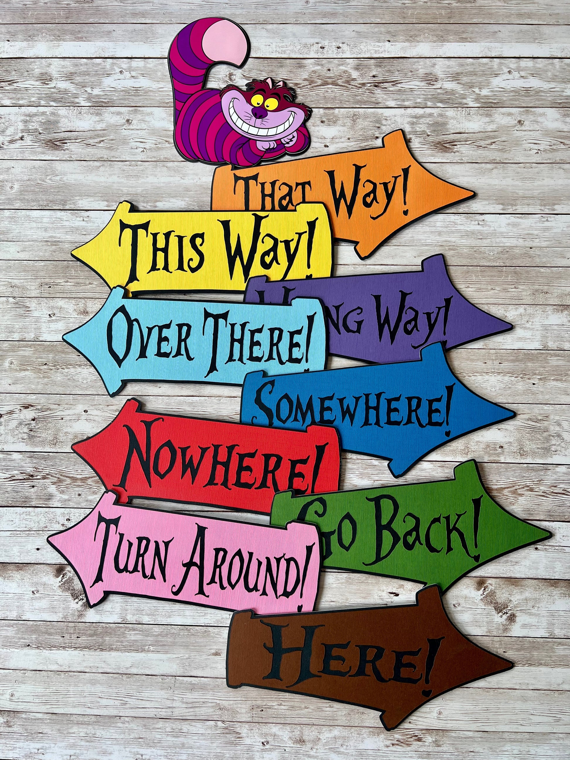 Alice In Wonderland Party Signs