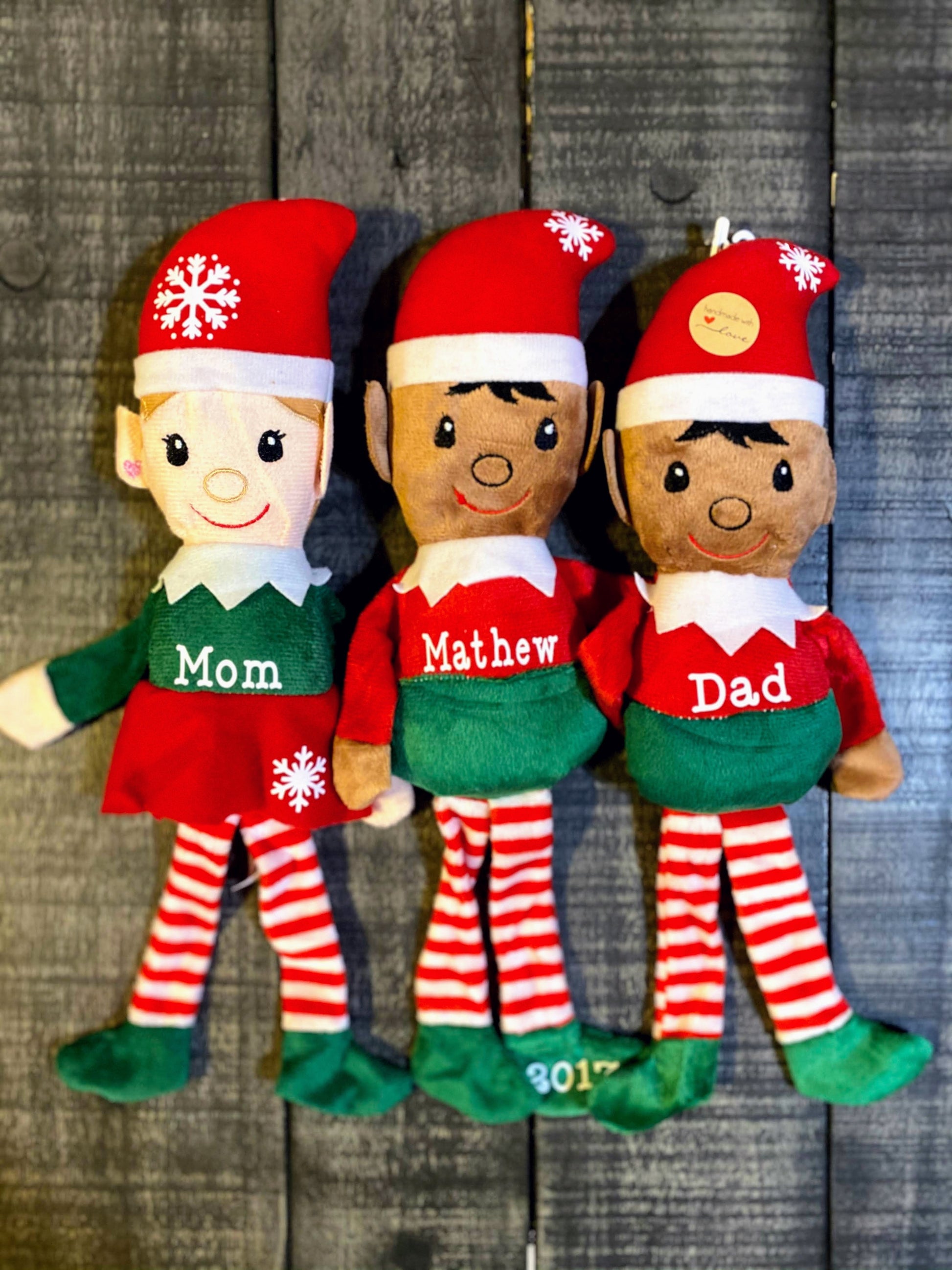 Christmas personalized elves