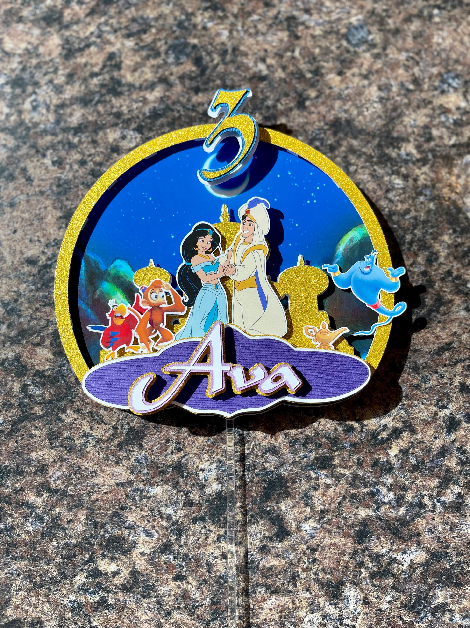 Jasmine cake topper