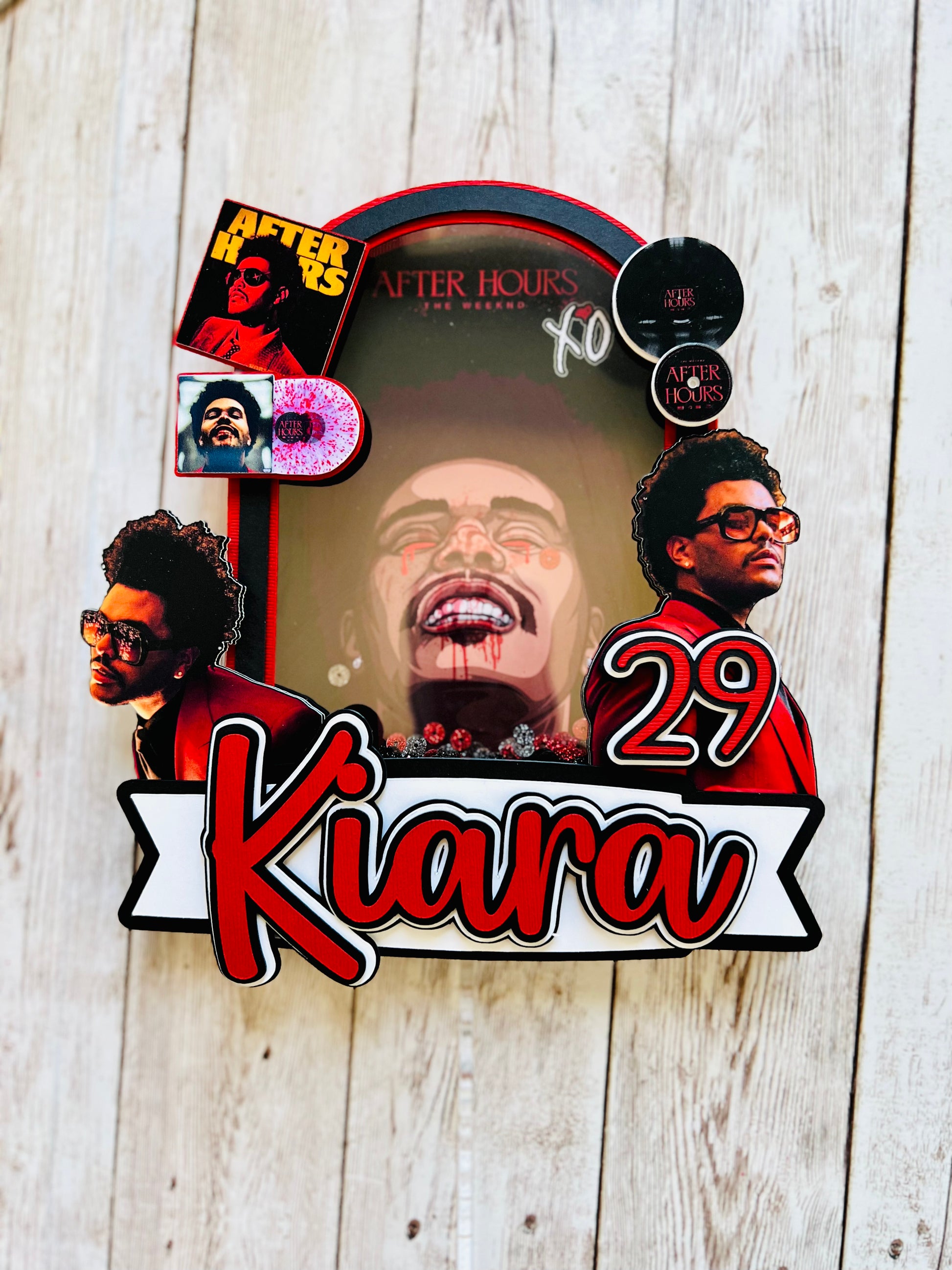 the weeknd after hours cake topper