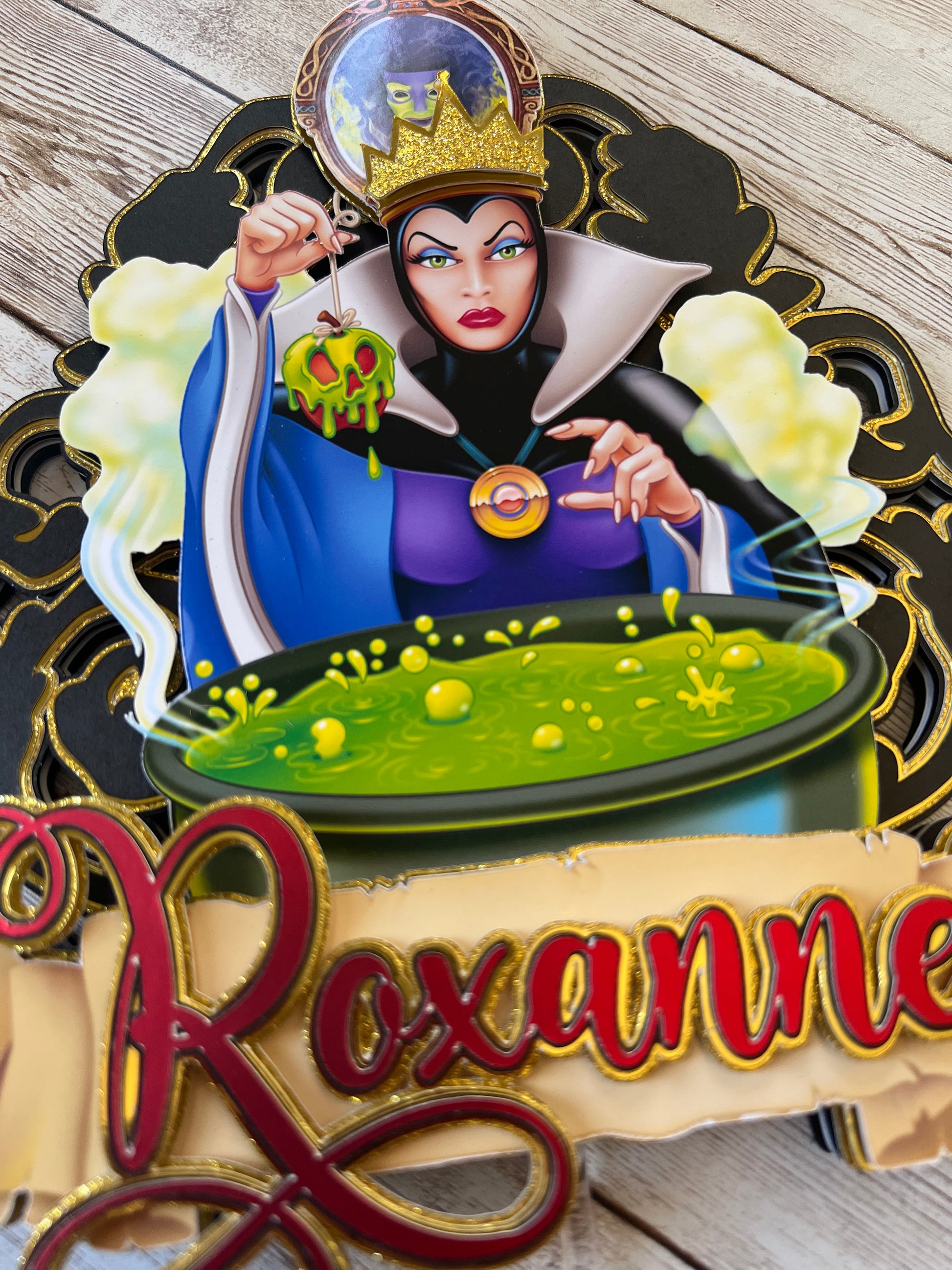 Snow White Evil Queen Cake topper