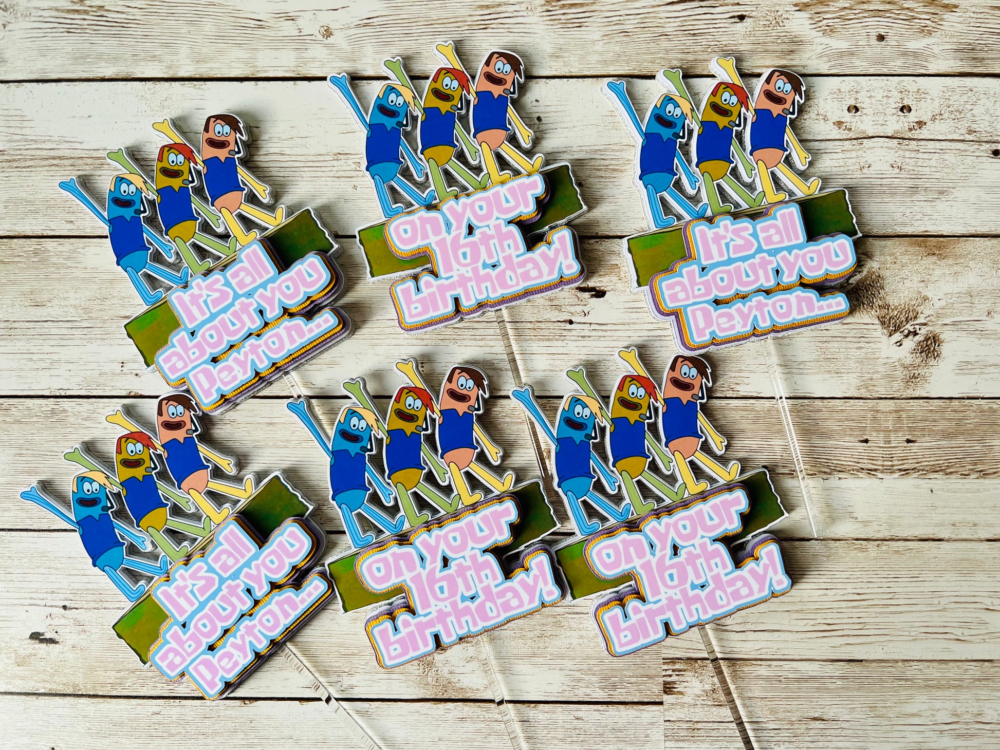 Boys Who Cry Cupcake Toppers