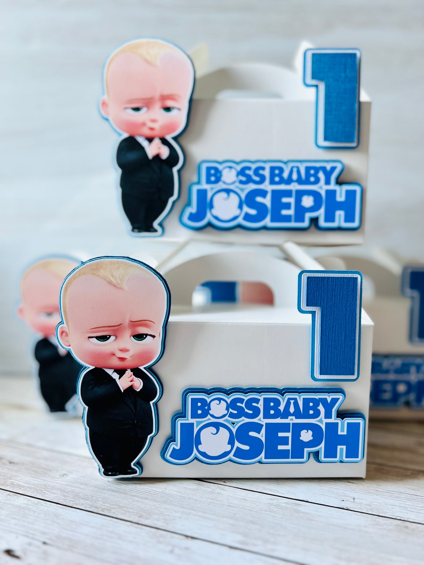 Boss baby party favor boxes
