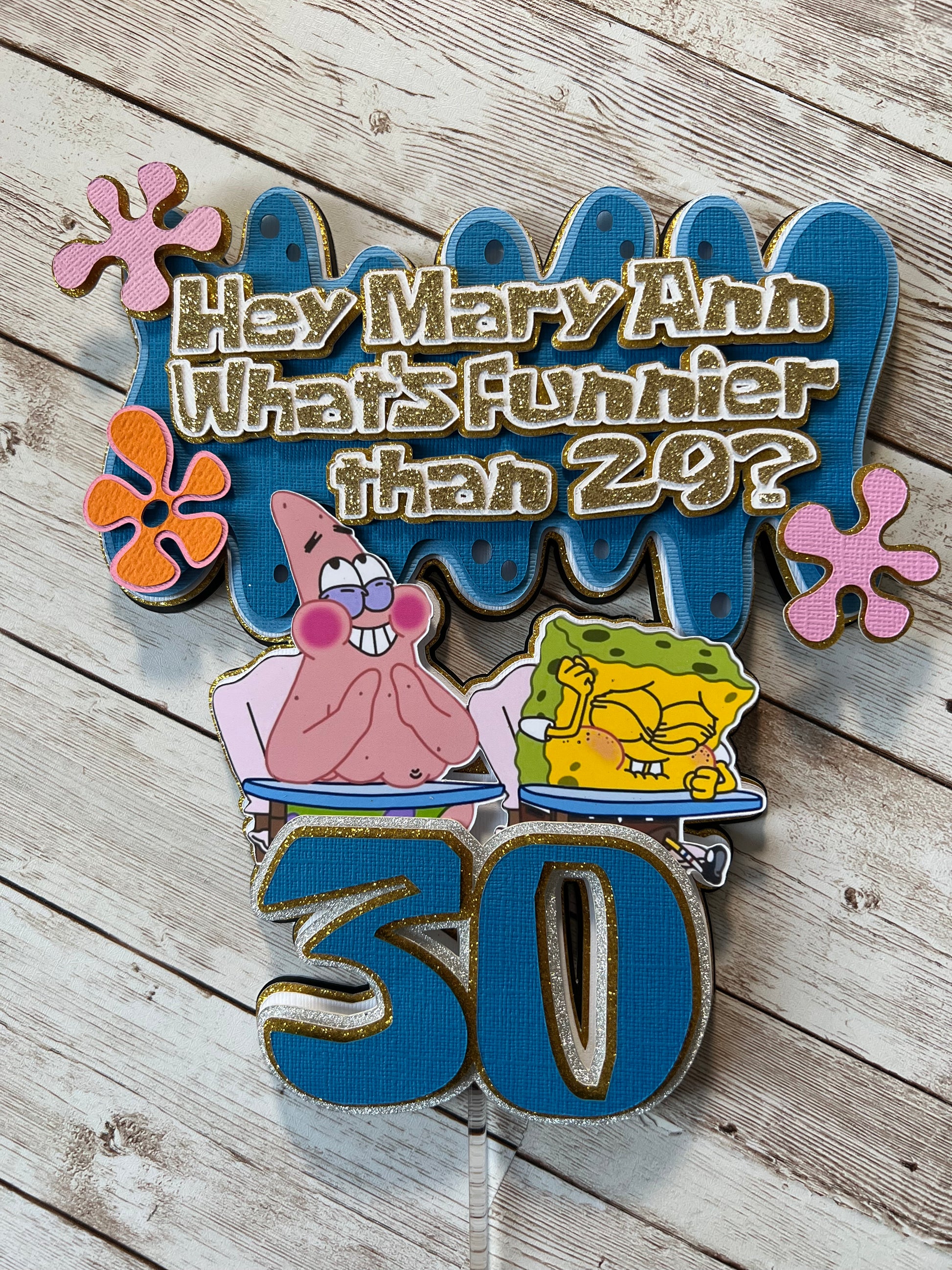 Spongebob Cake Topper