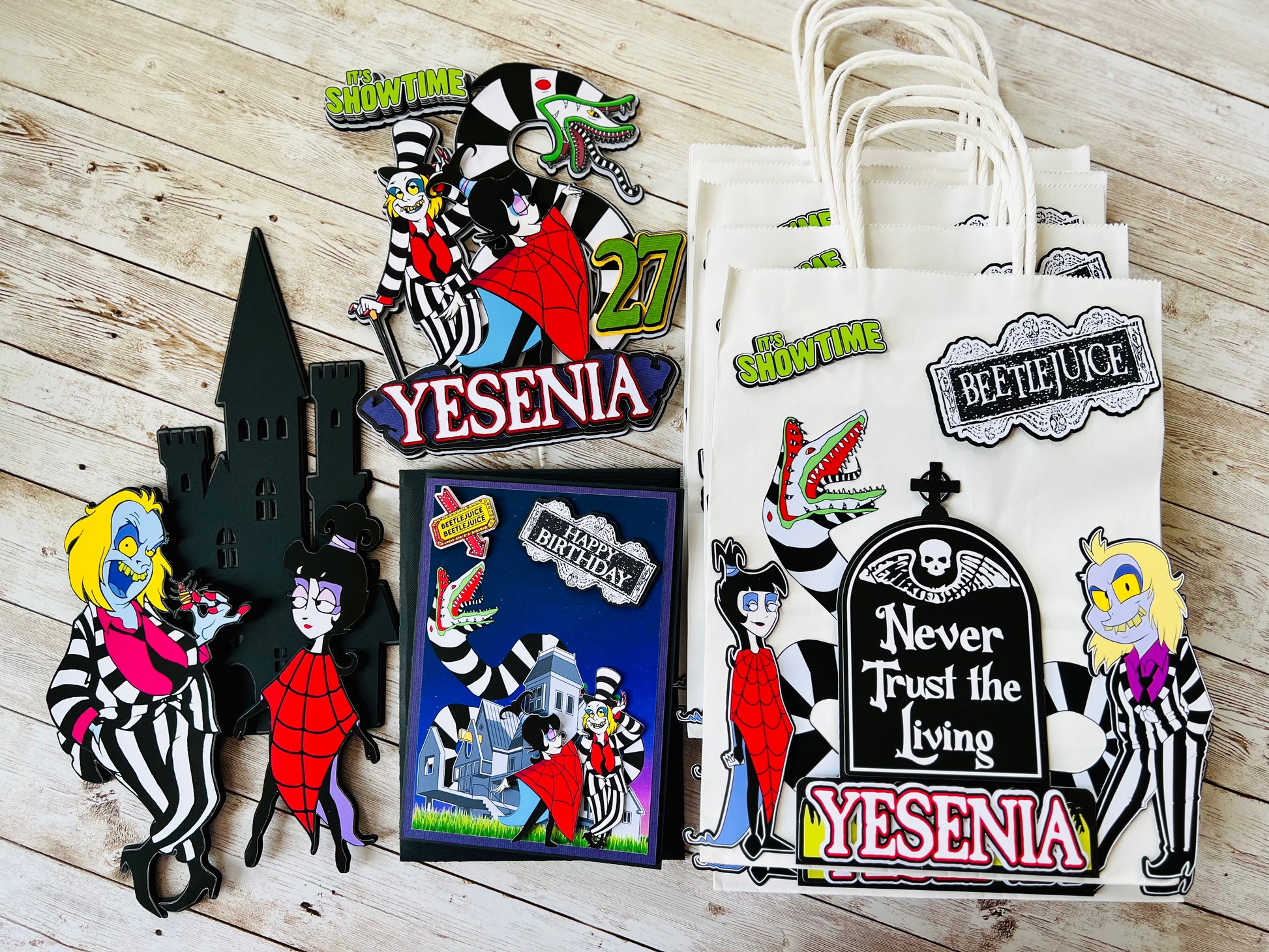 beetlejuice Cake Topper