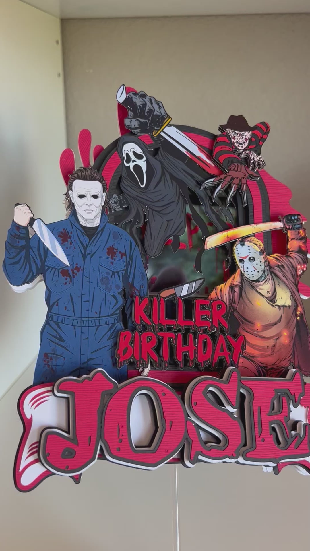 Michael Myers cake topper