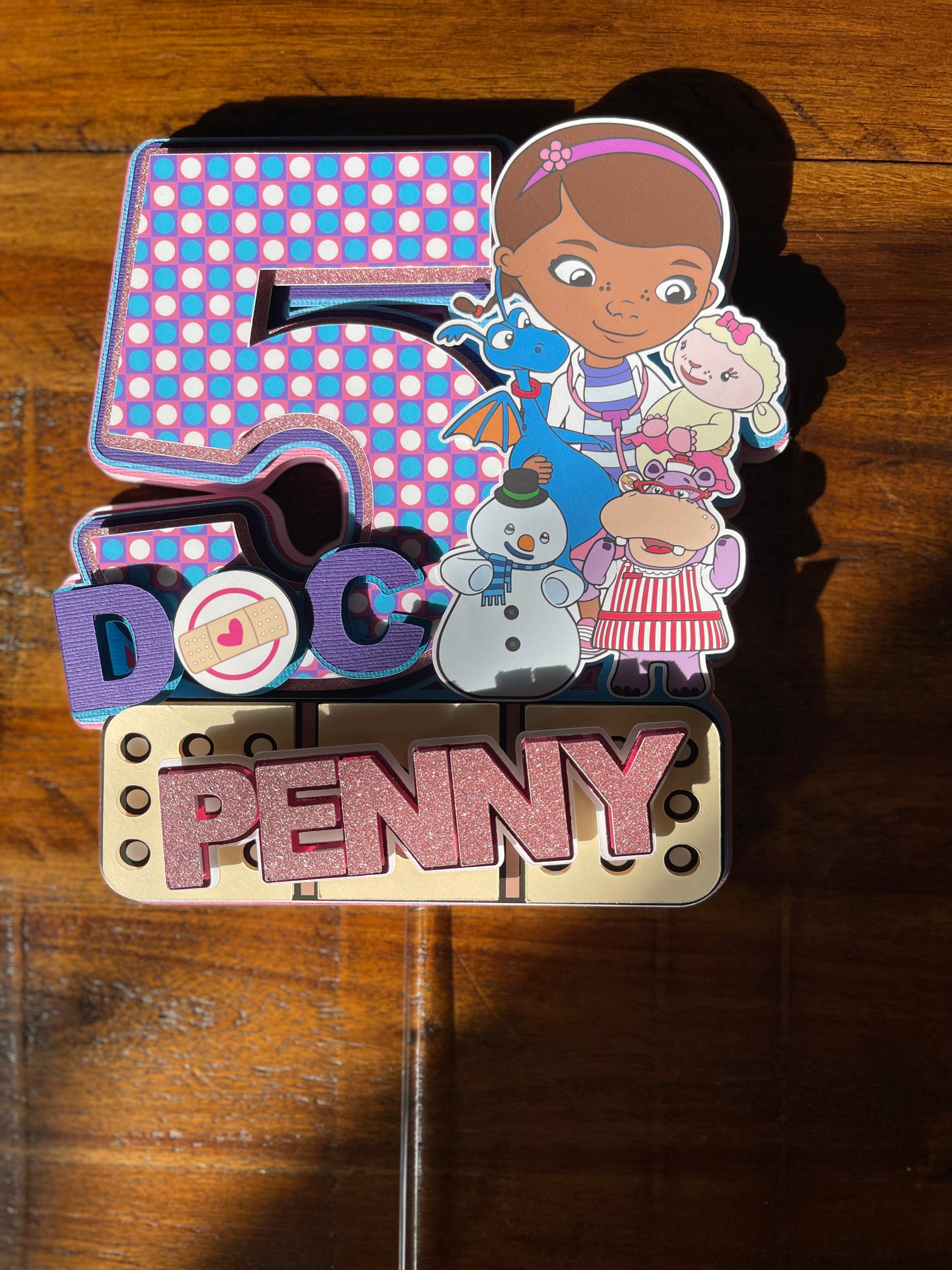 Doc McStuffins Cake Topper