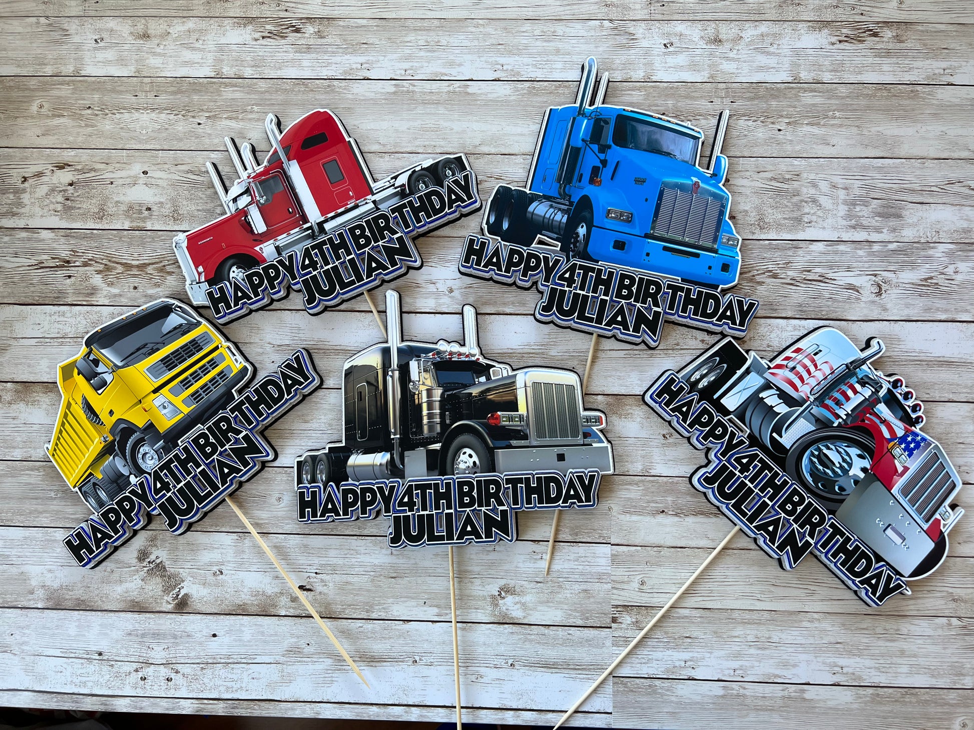 Trucks Centerpieces