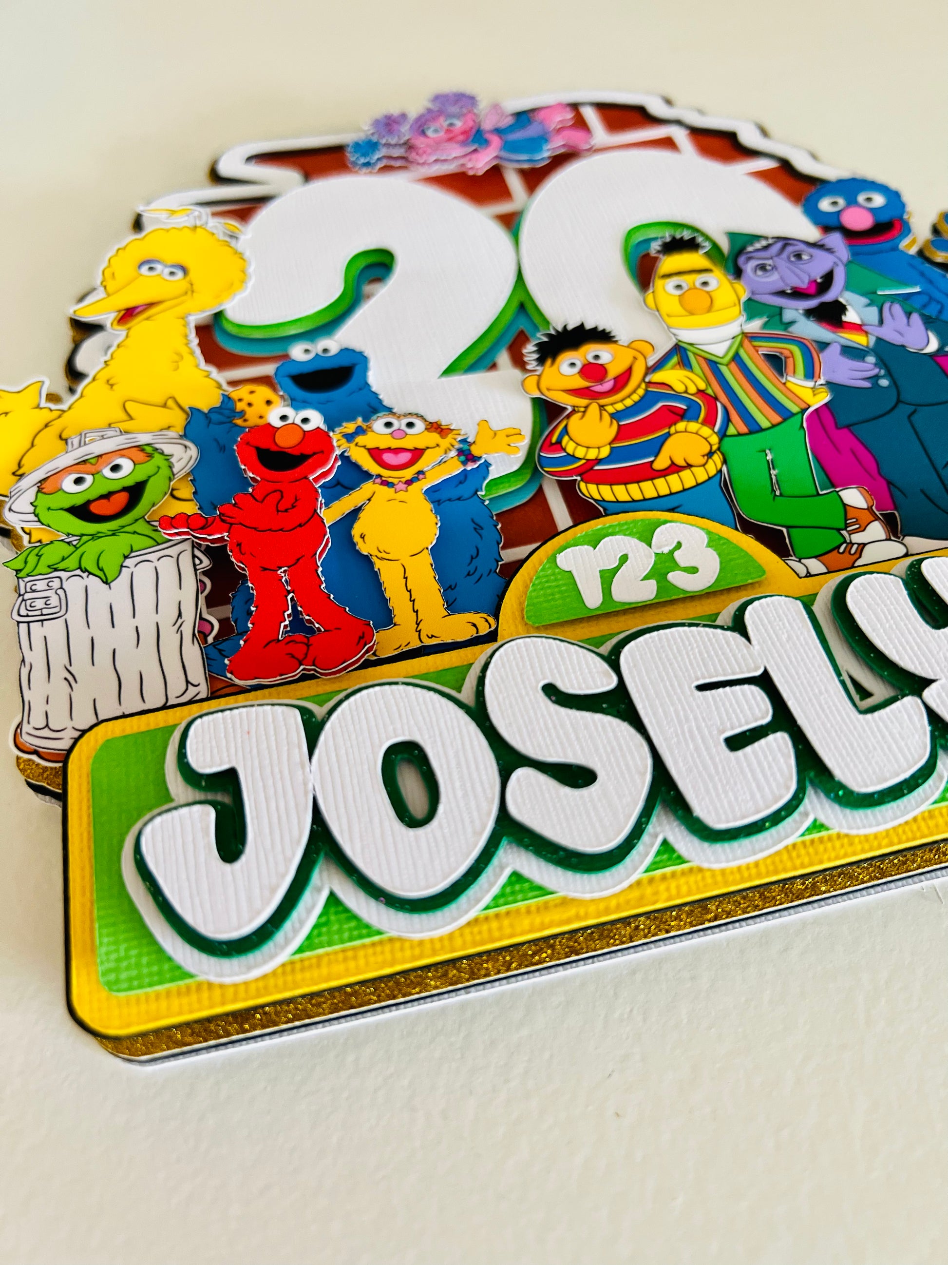 Sesame Street Cake Topper