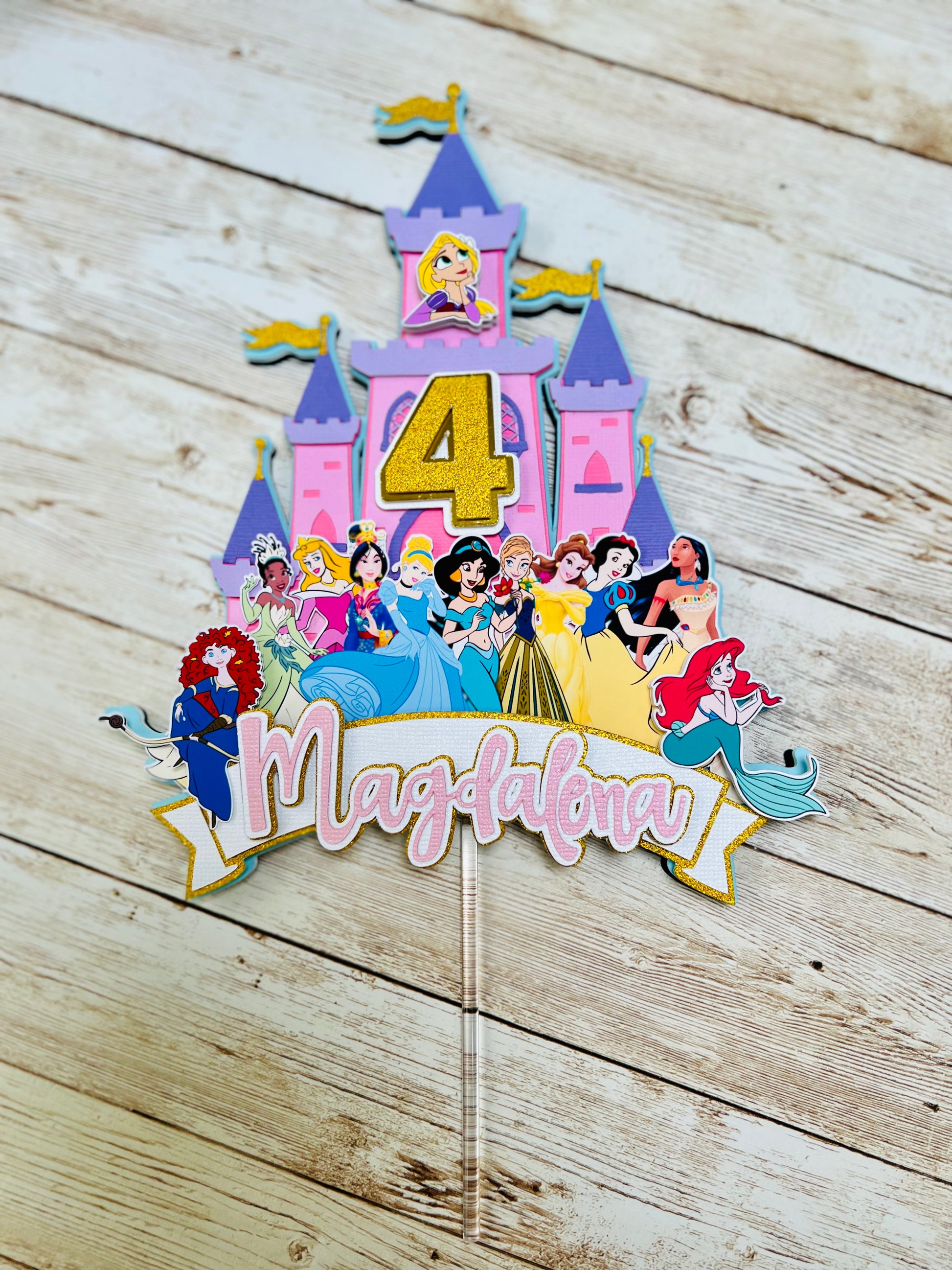 Beauty and the Beast Cake Topper