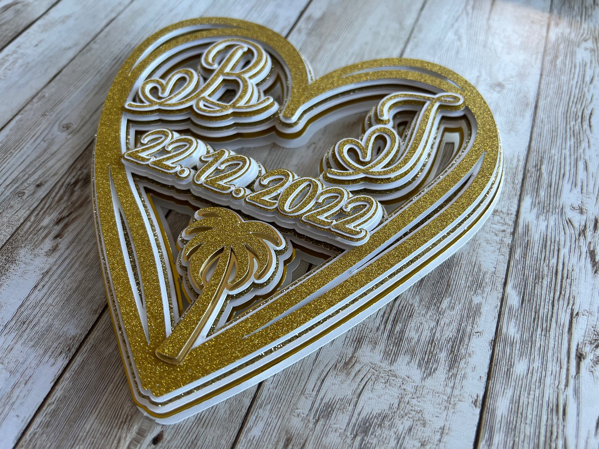 Wedding Personalized Cake Topper