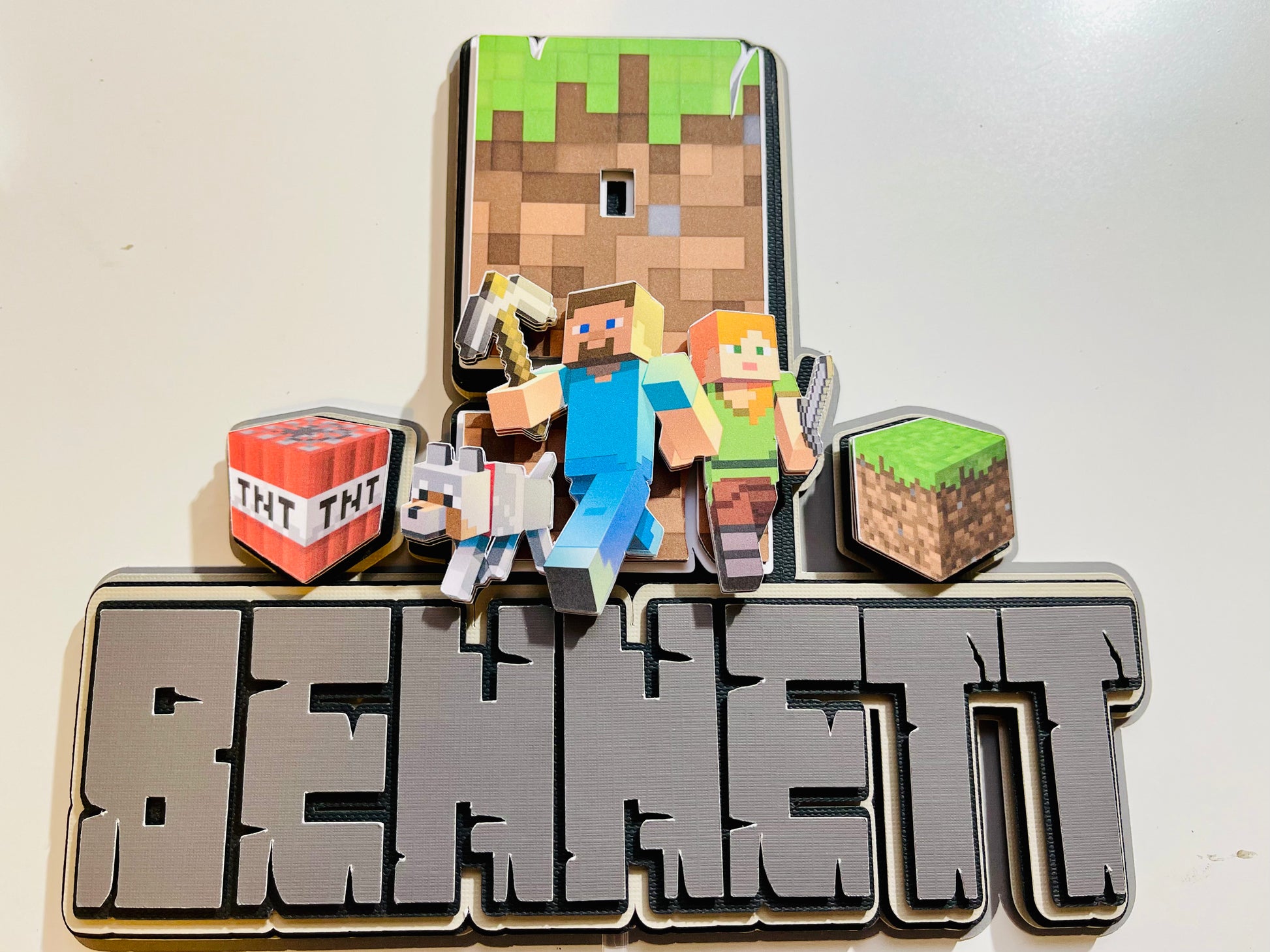 minecraft party decor