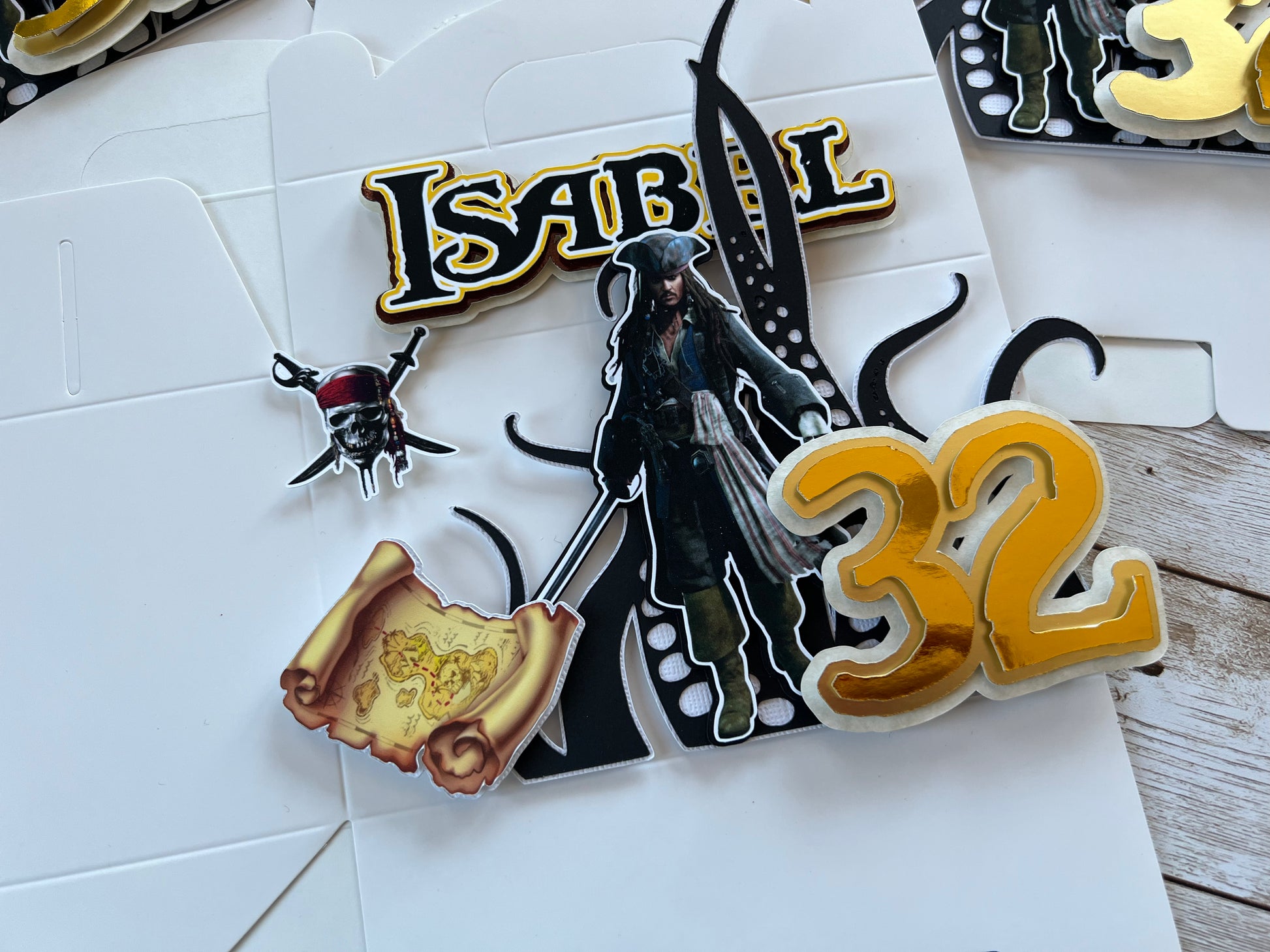 Jack Sparrow Favor Boxes