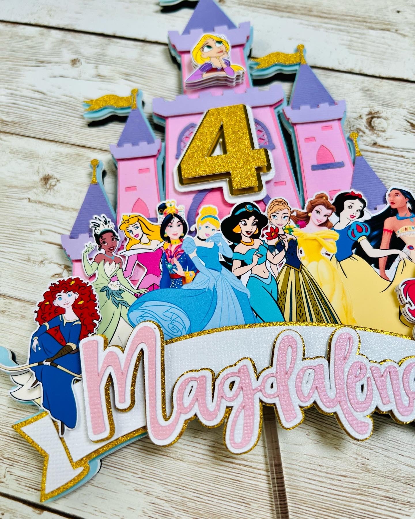 Cinderella Cake Topper