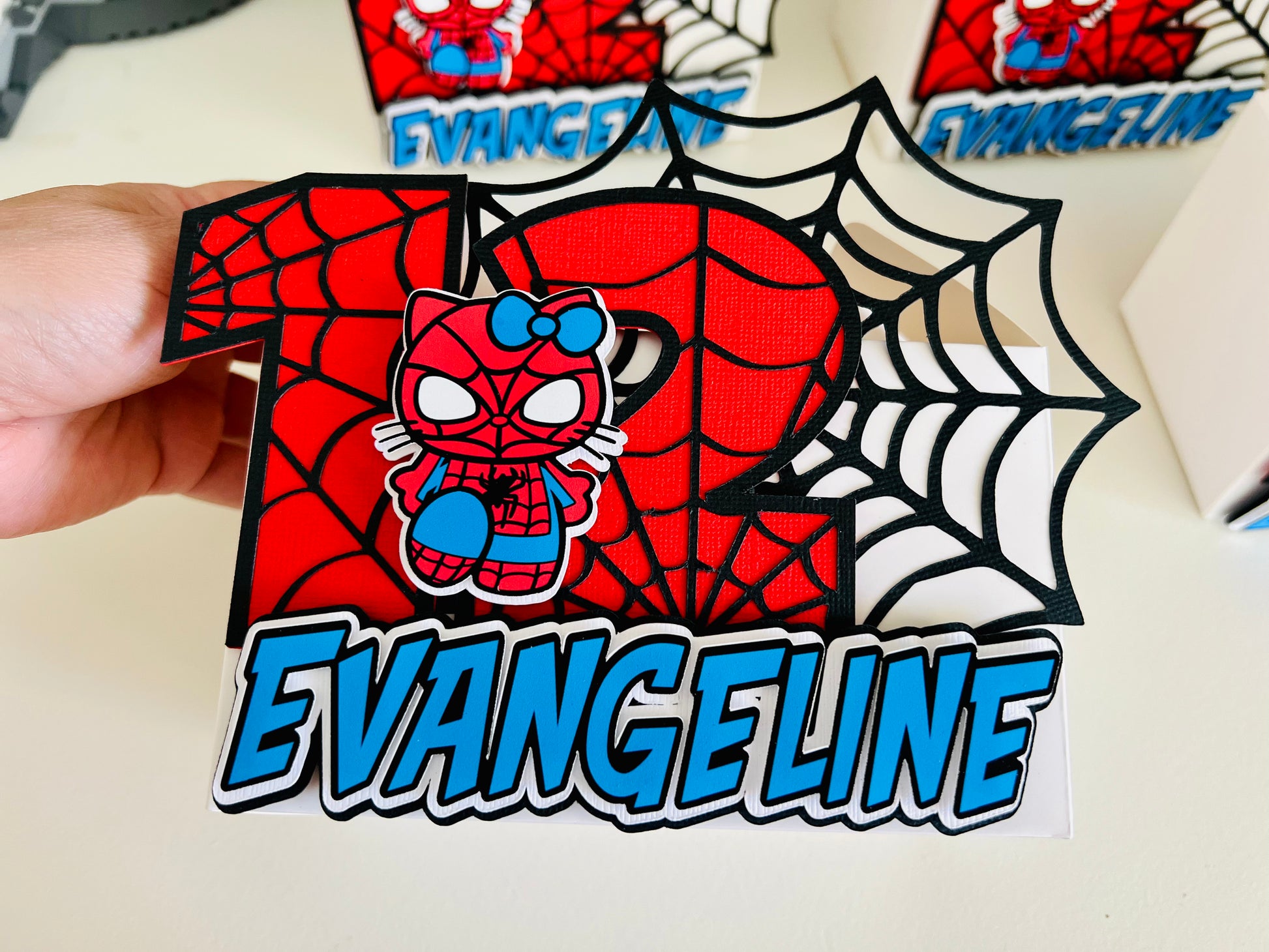 Spiderman favor boxes