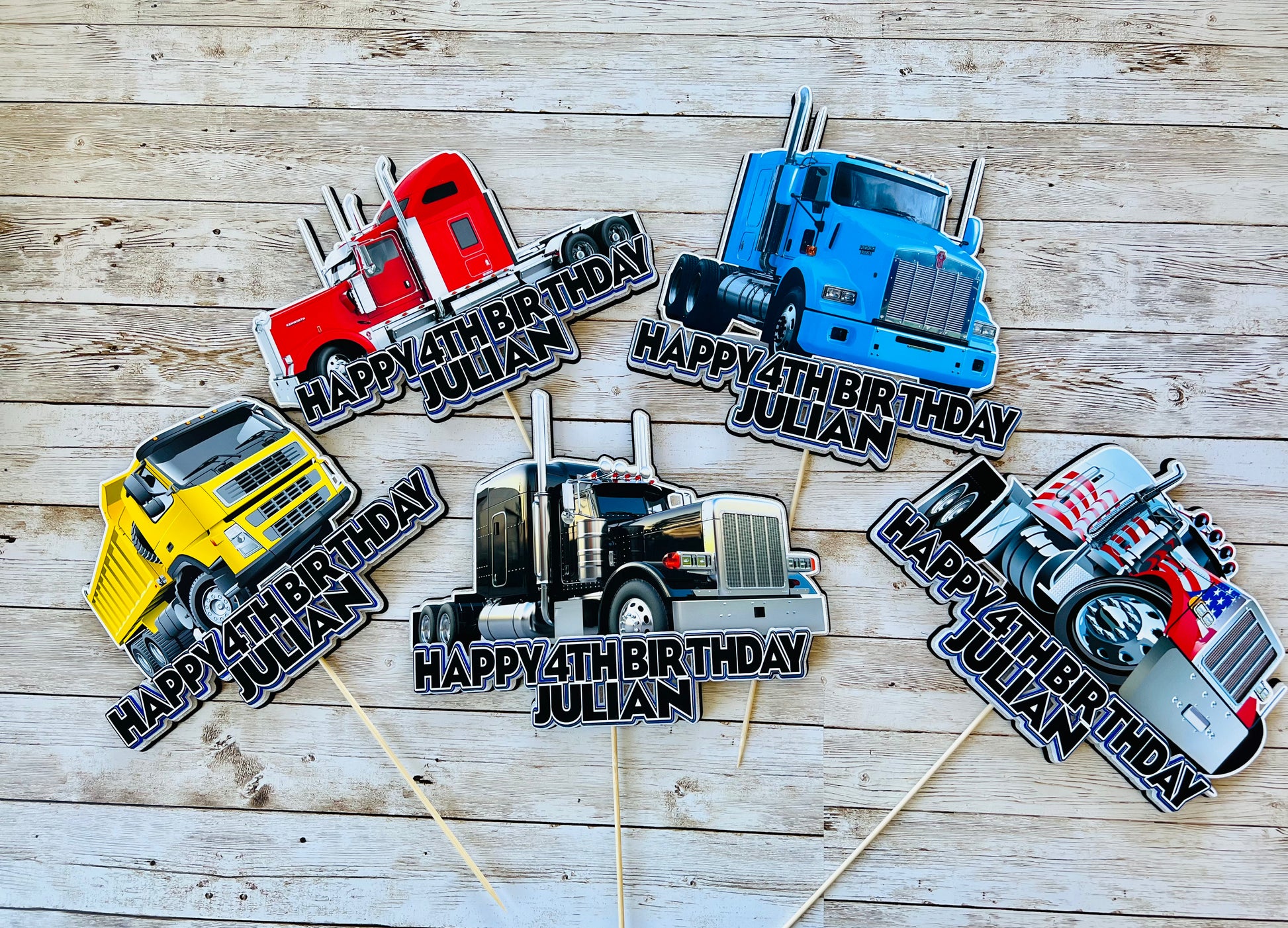 Truck Centerpieces
