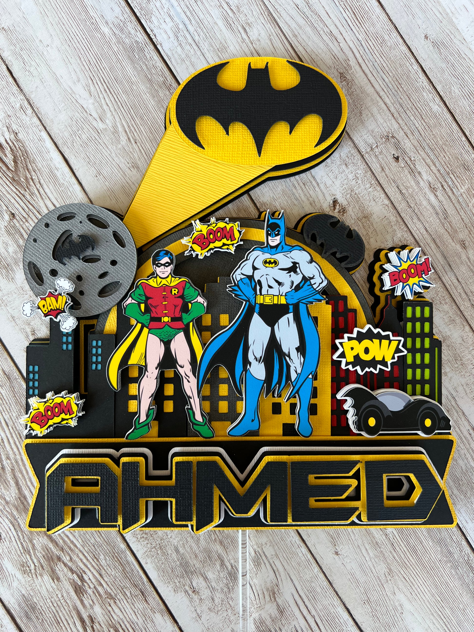 batman cake topper
