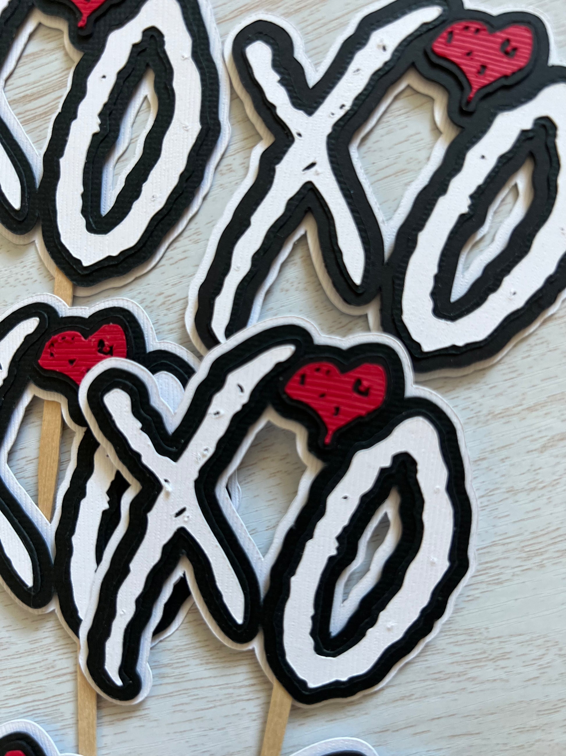 XO THE WEEKND CUPCAKE TOPPERS