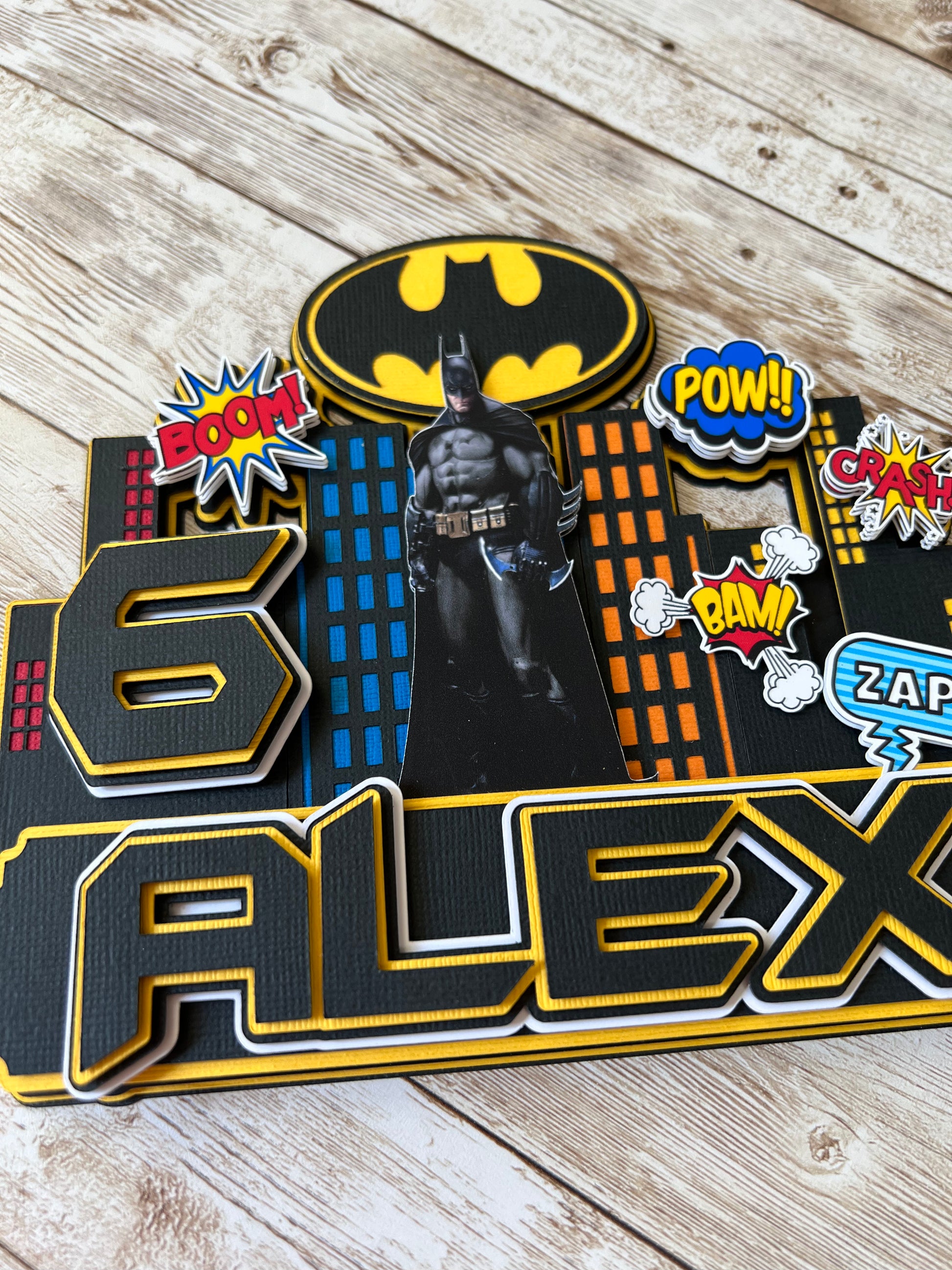 Dark Knight Cake topper