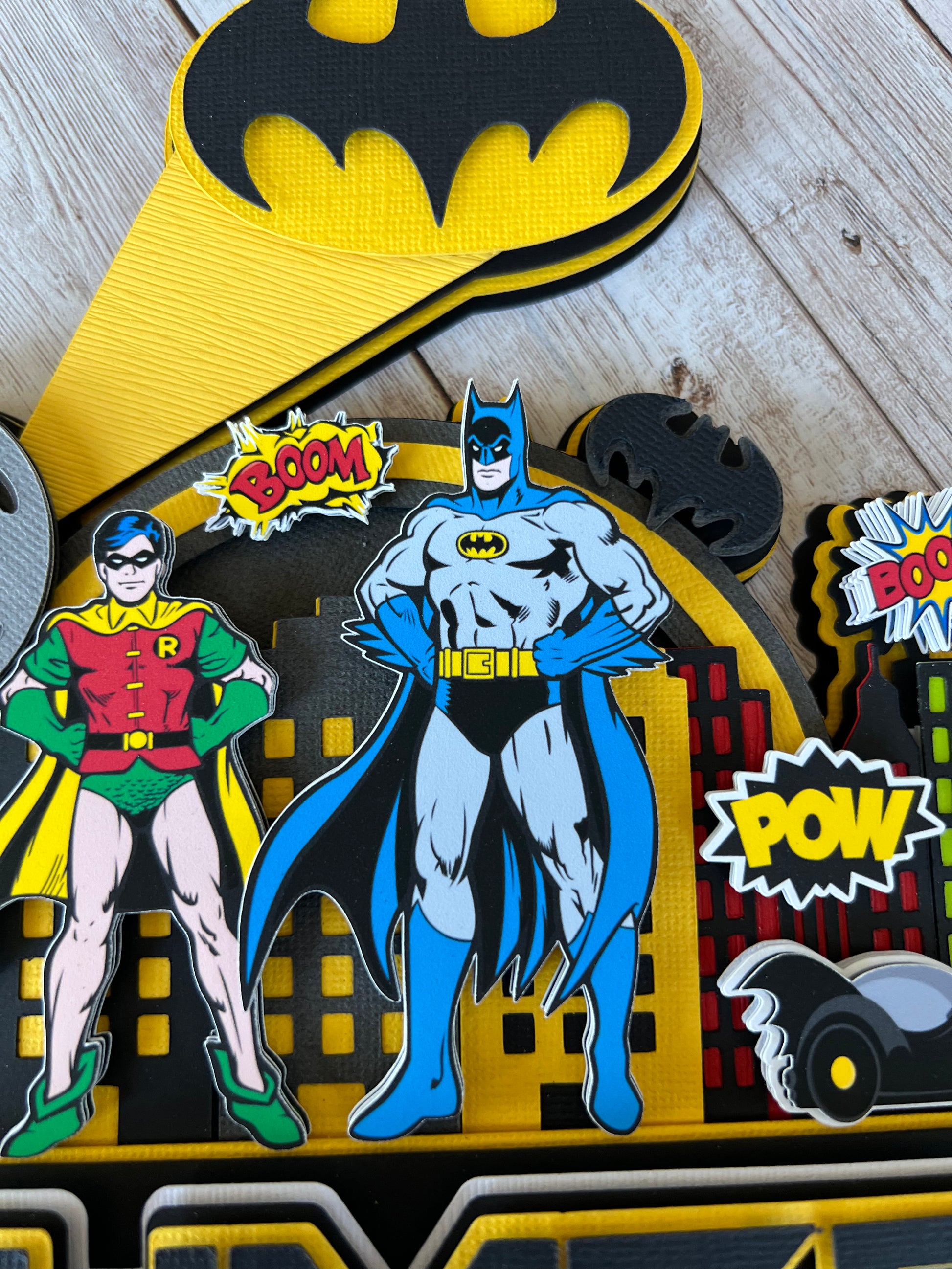 batman cake topper