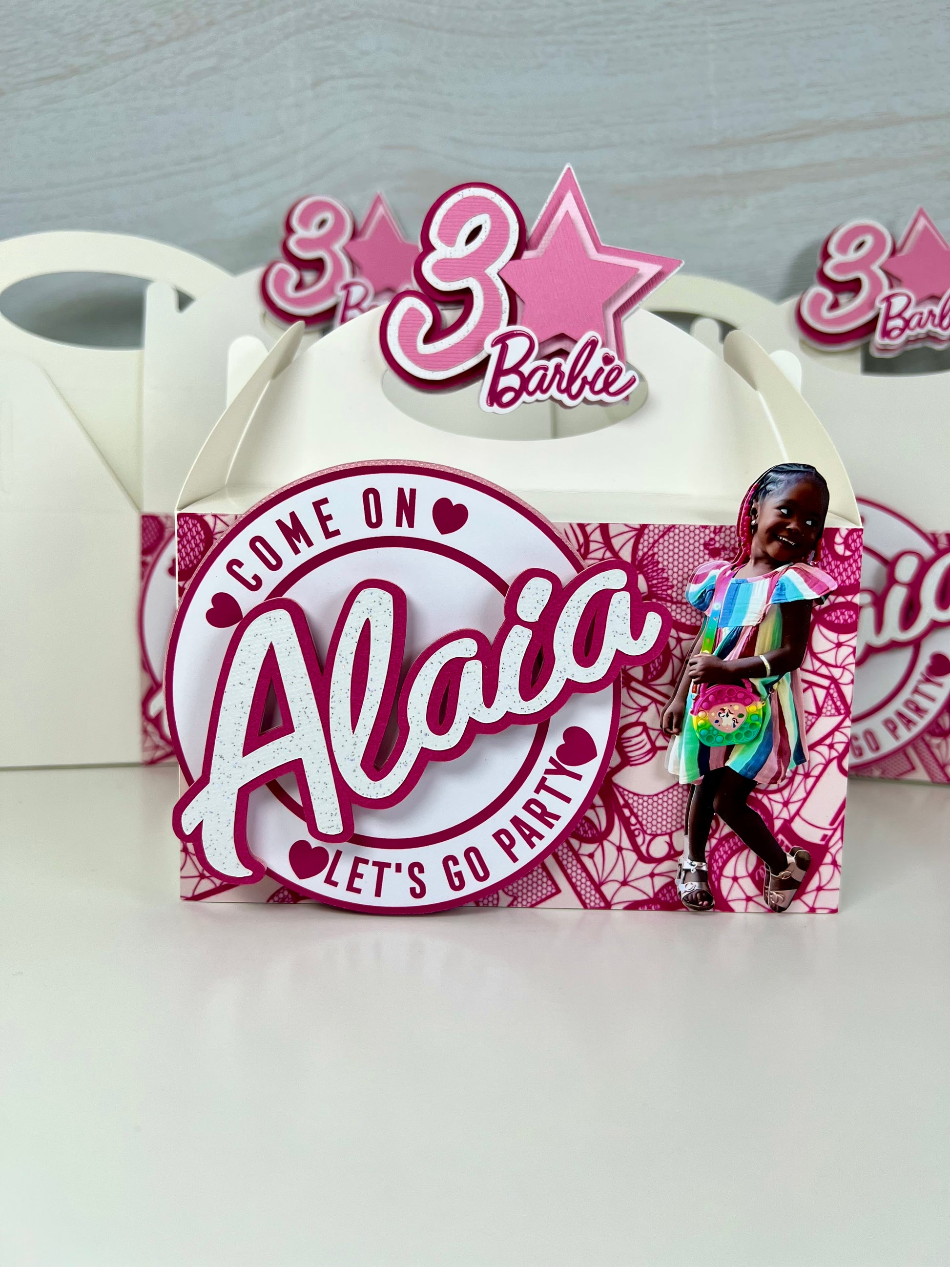 Barbie Favor boxes