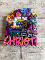 Back To The 90s Cake Topper