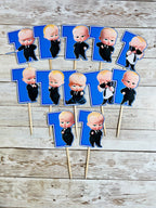 Boss Baby Cupcake Toppers