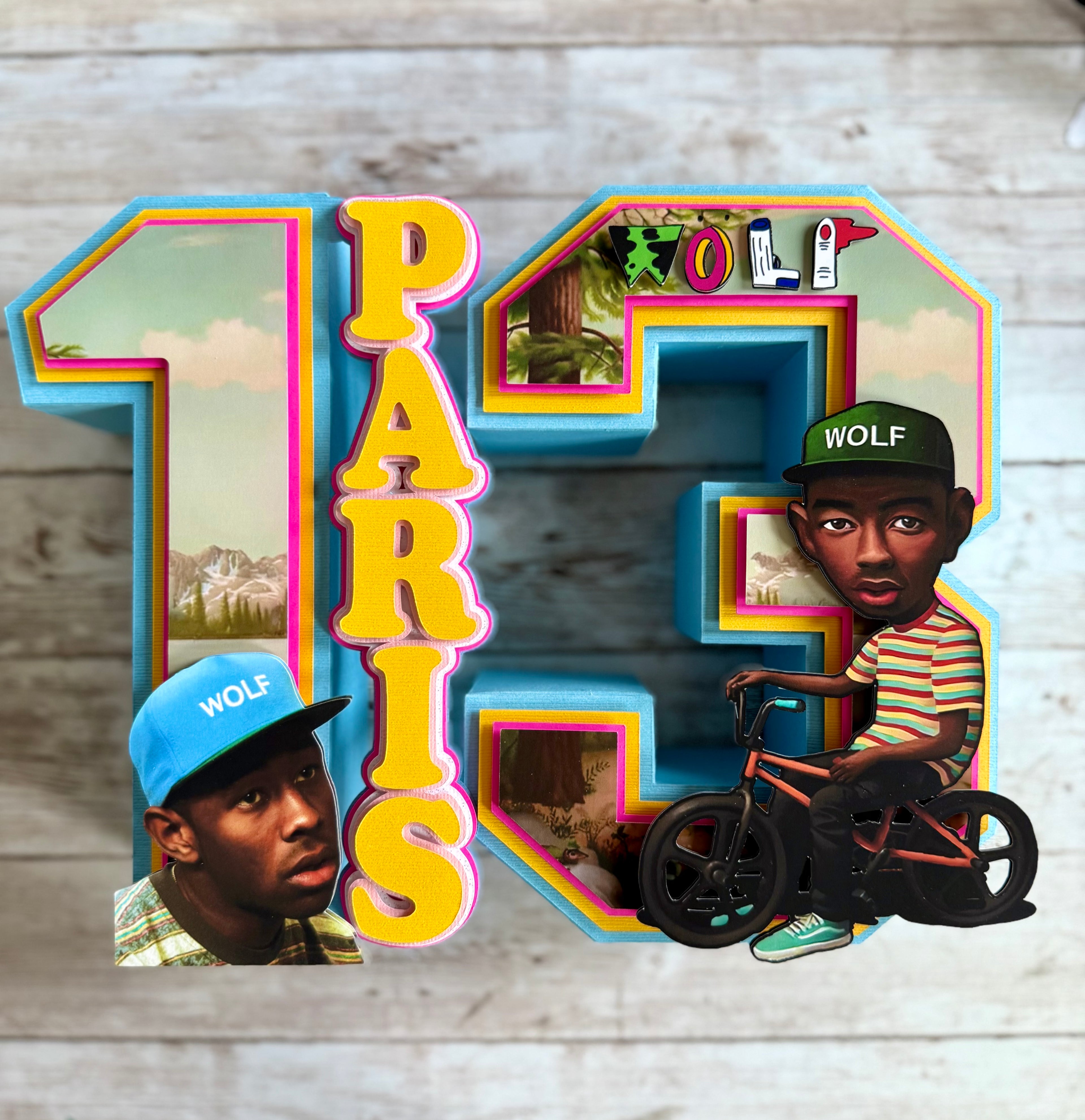 Tyler the creator 3D numbers 