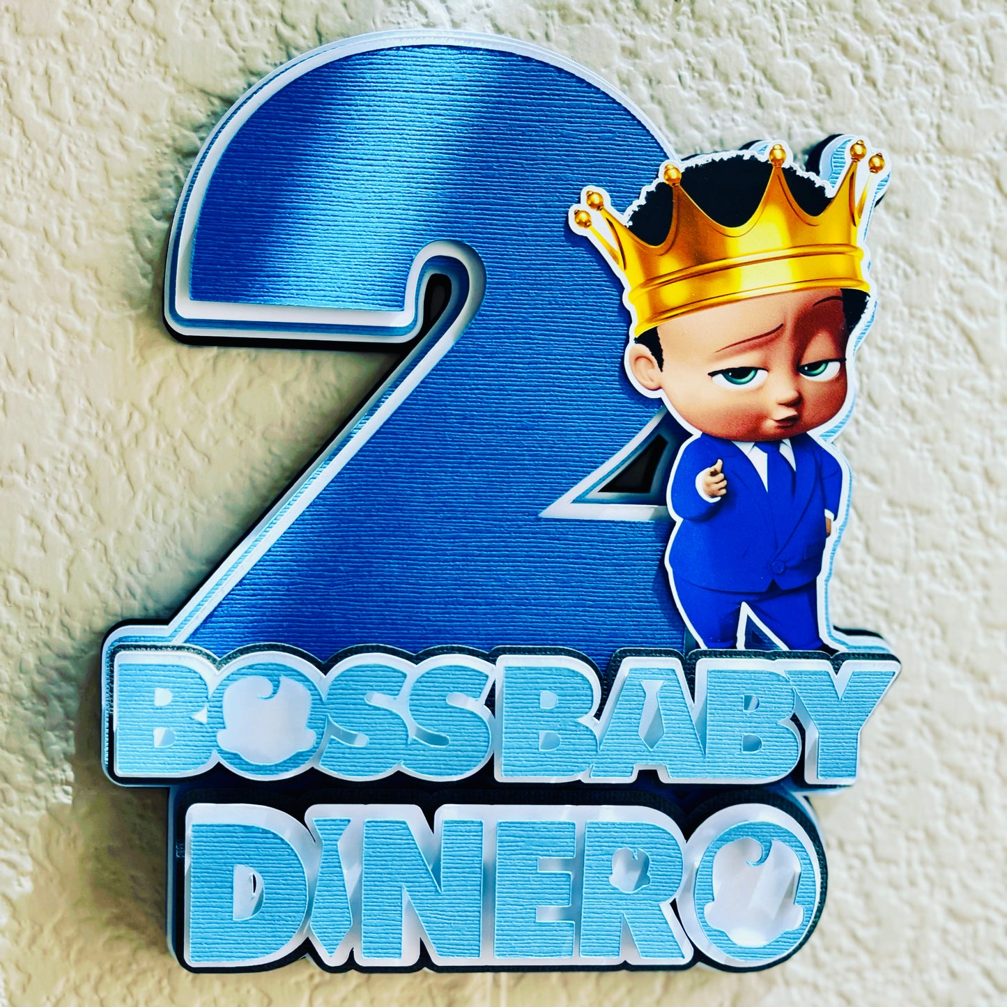 boss baby cake topper