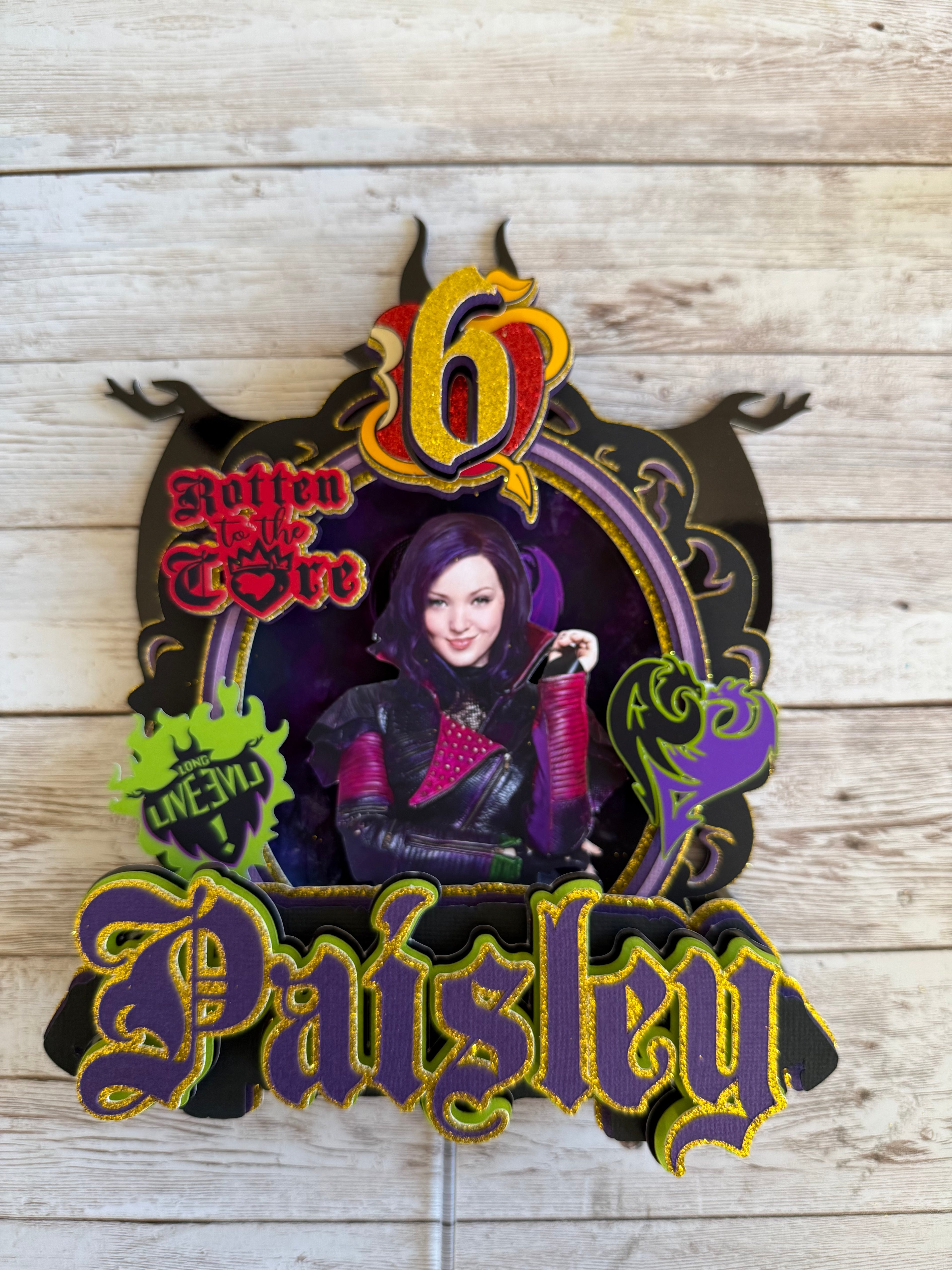 Descendants Cake Topper