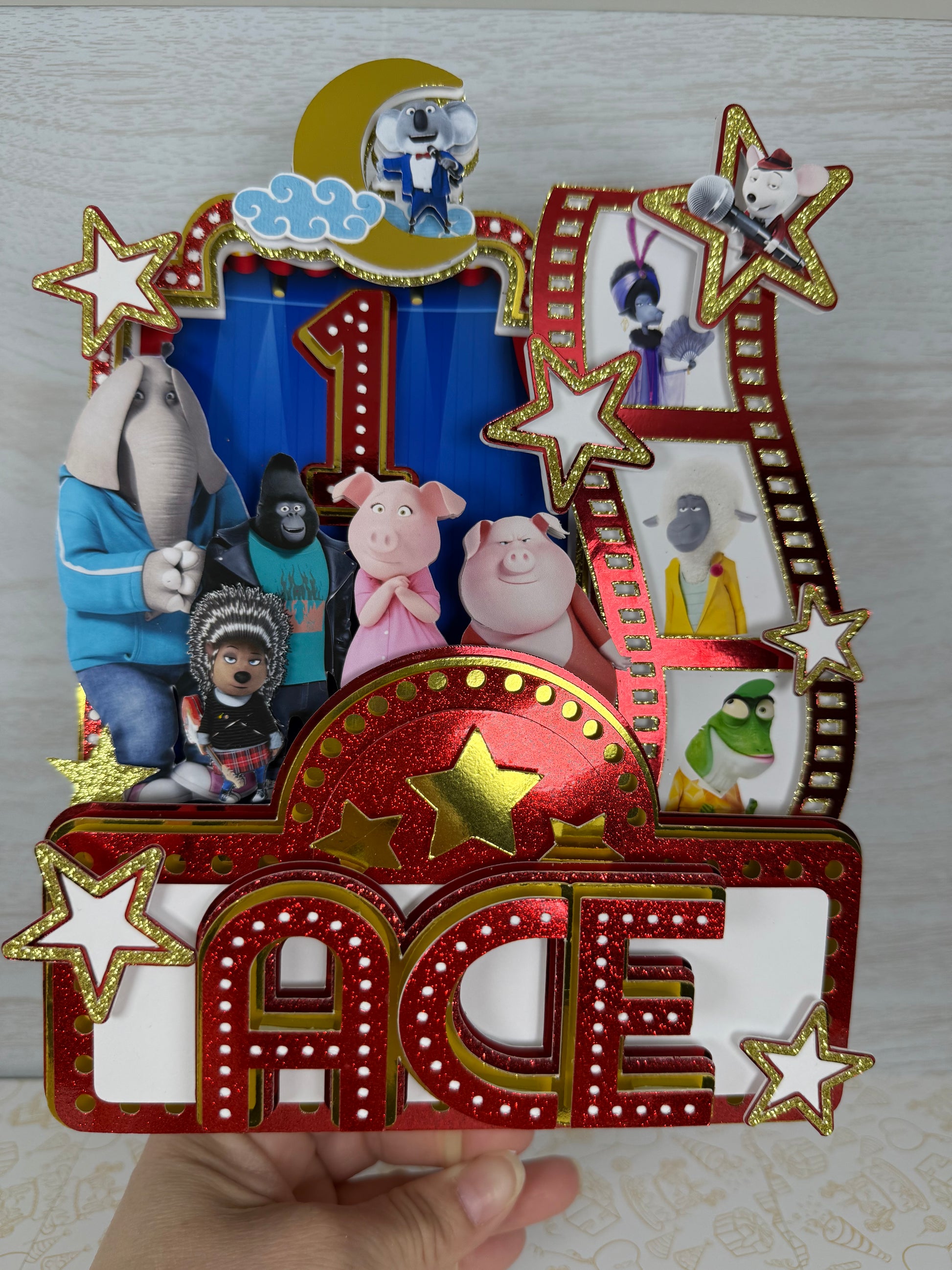 Sing The Movie Cake Topper