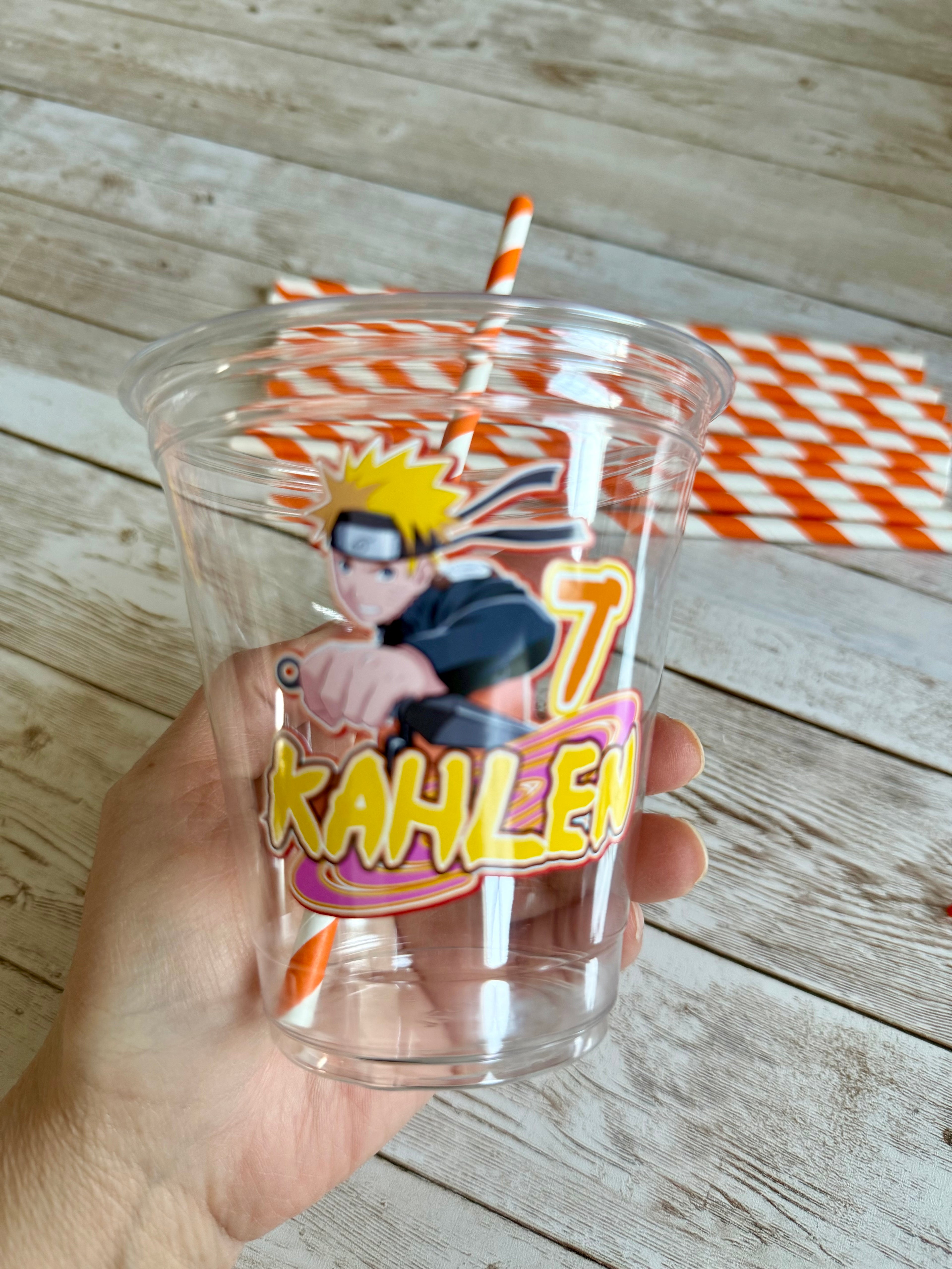 Naruto party favor cups