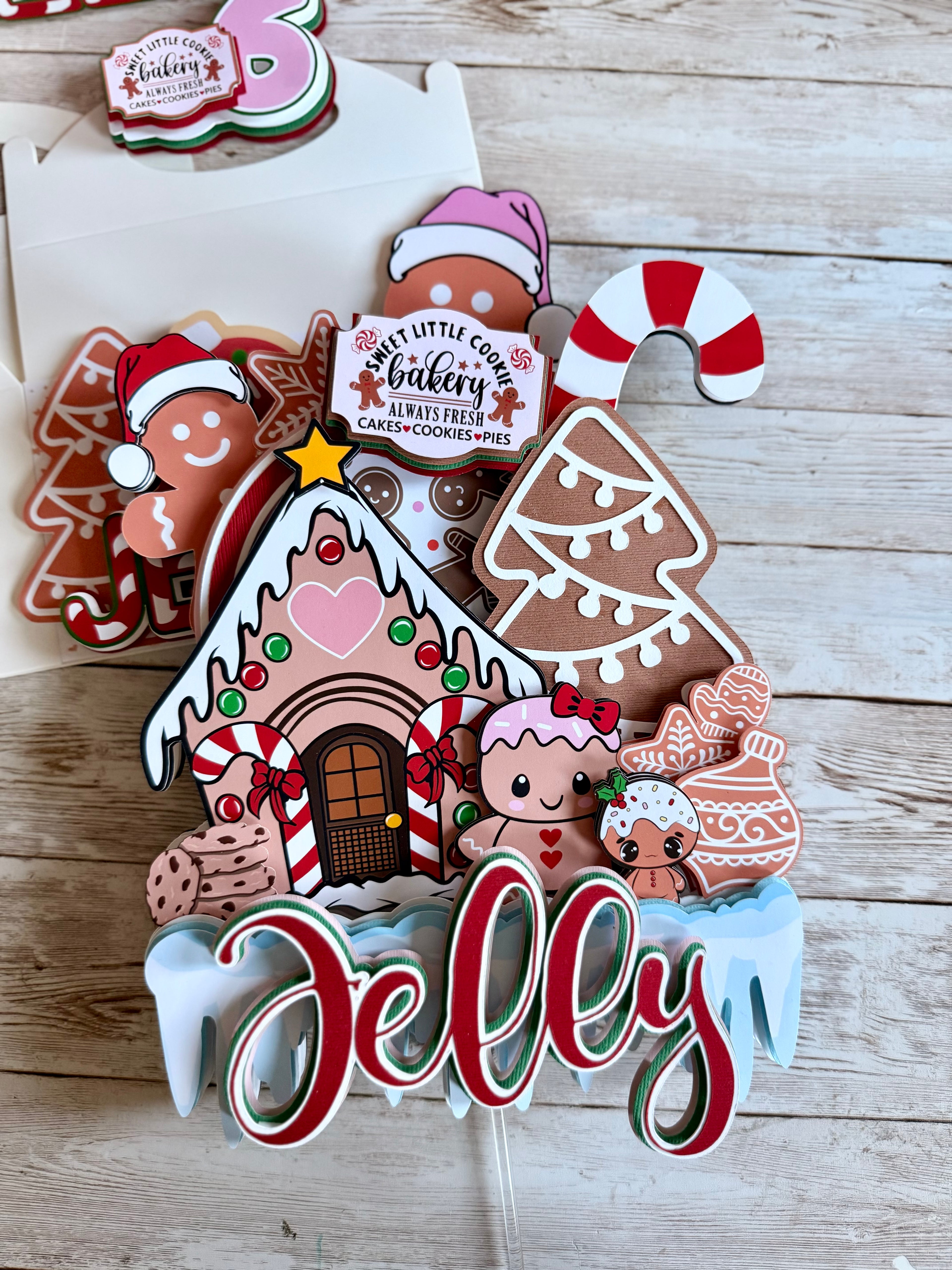 gingerbread cake topper