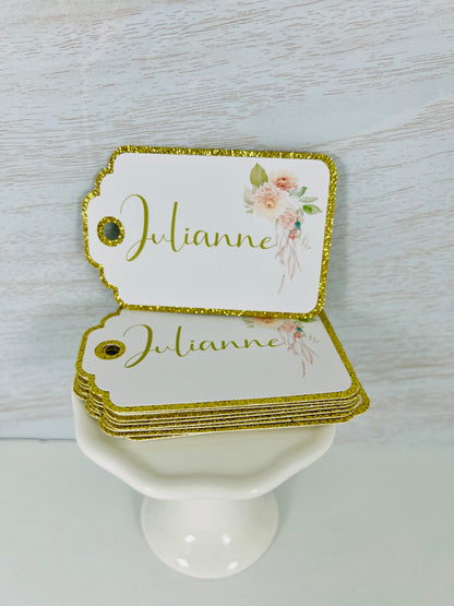 personalized baby shower tags