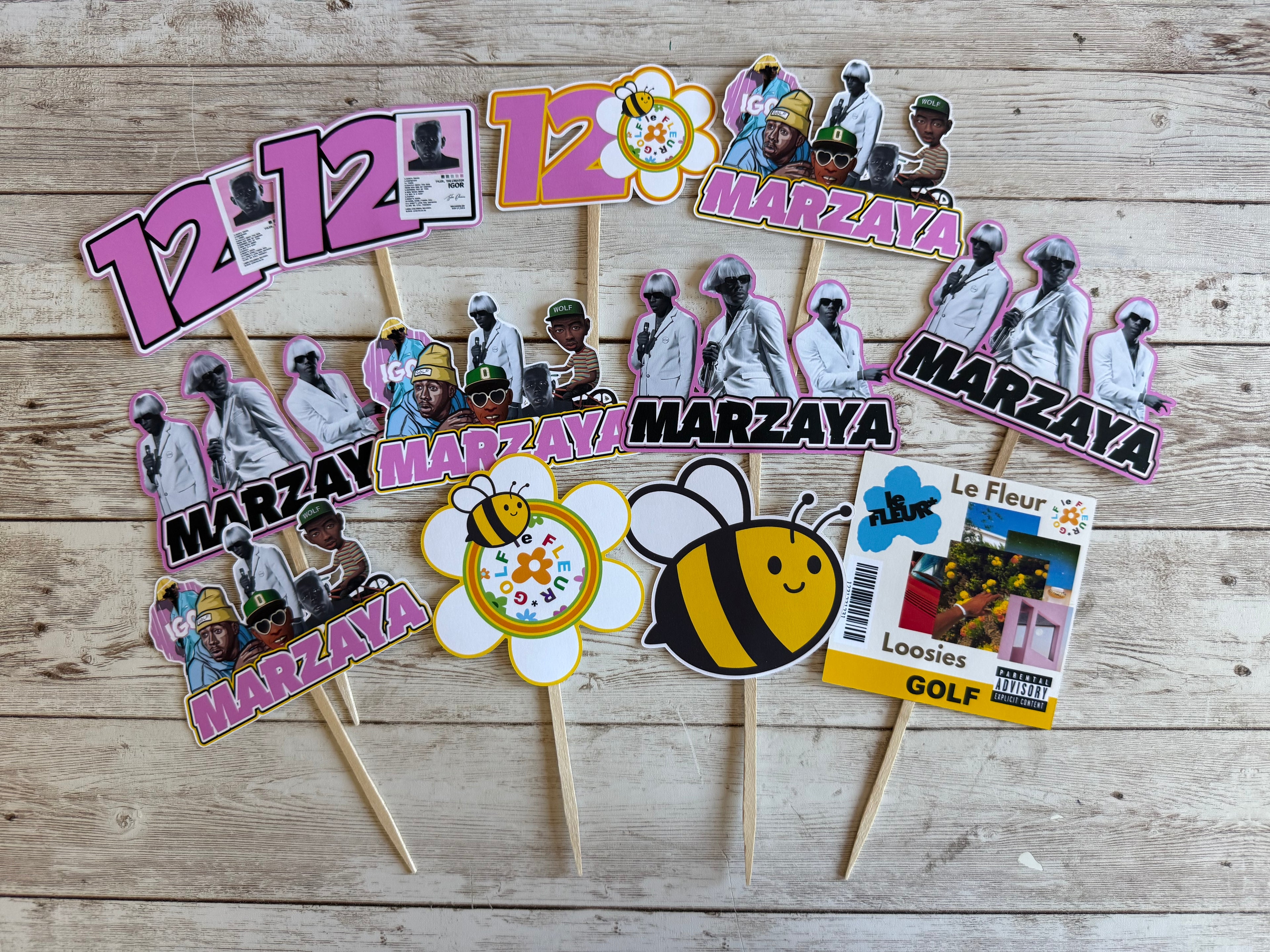 The Creator Mix Cupcake Toppers