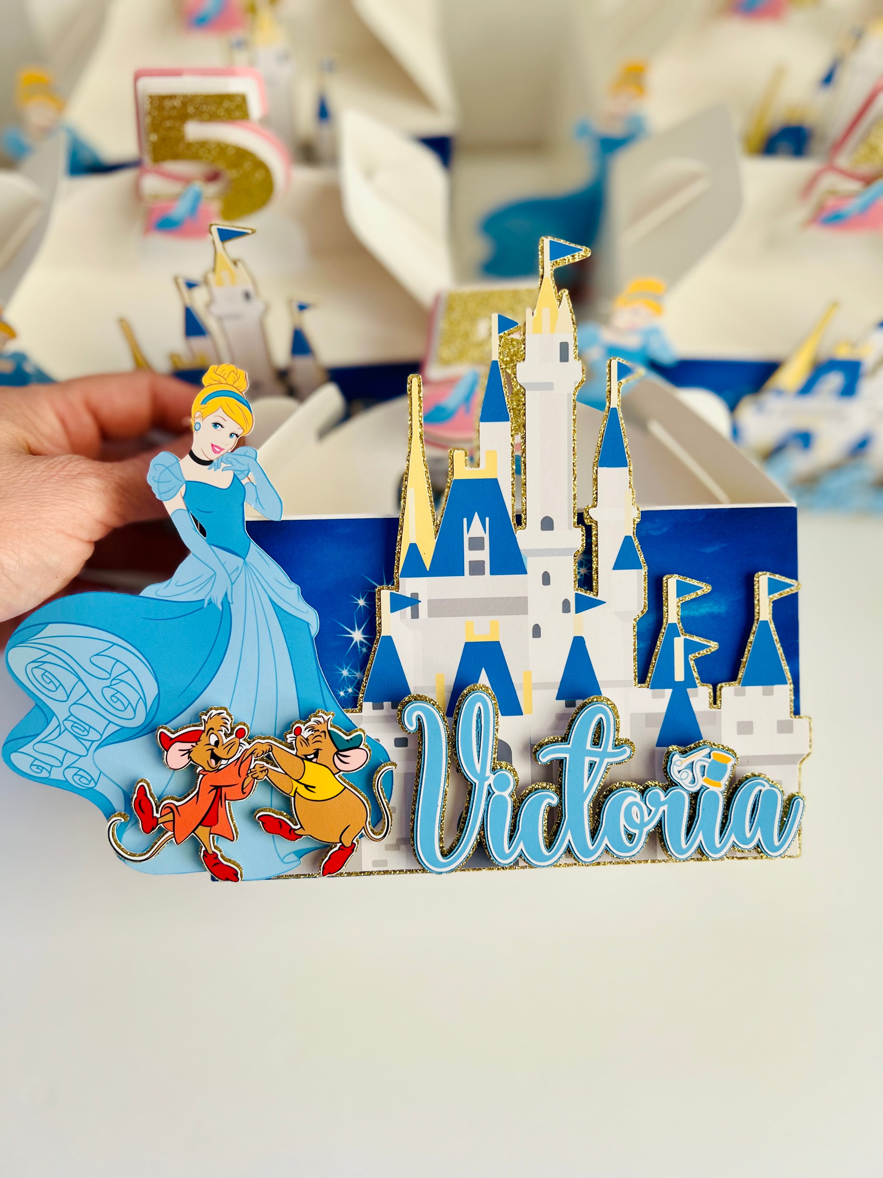 princess favor boxes