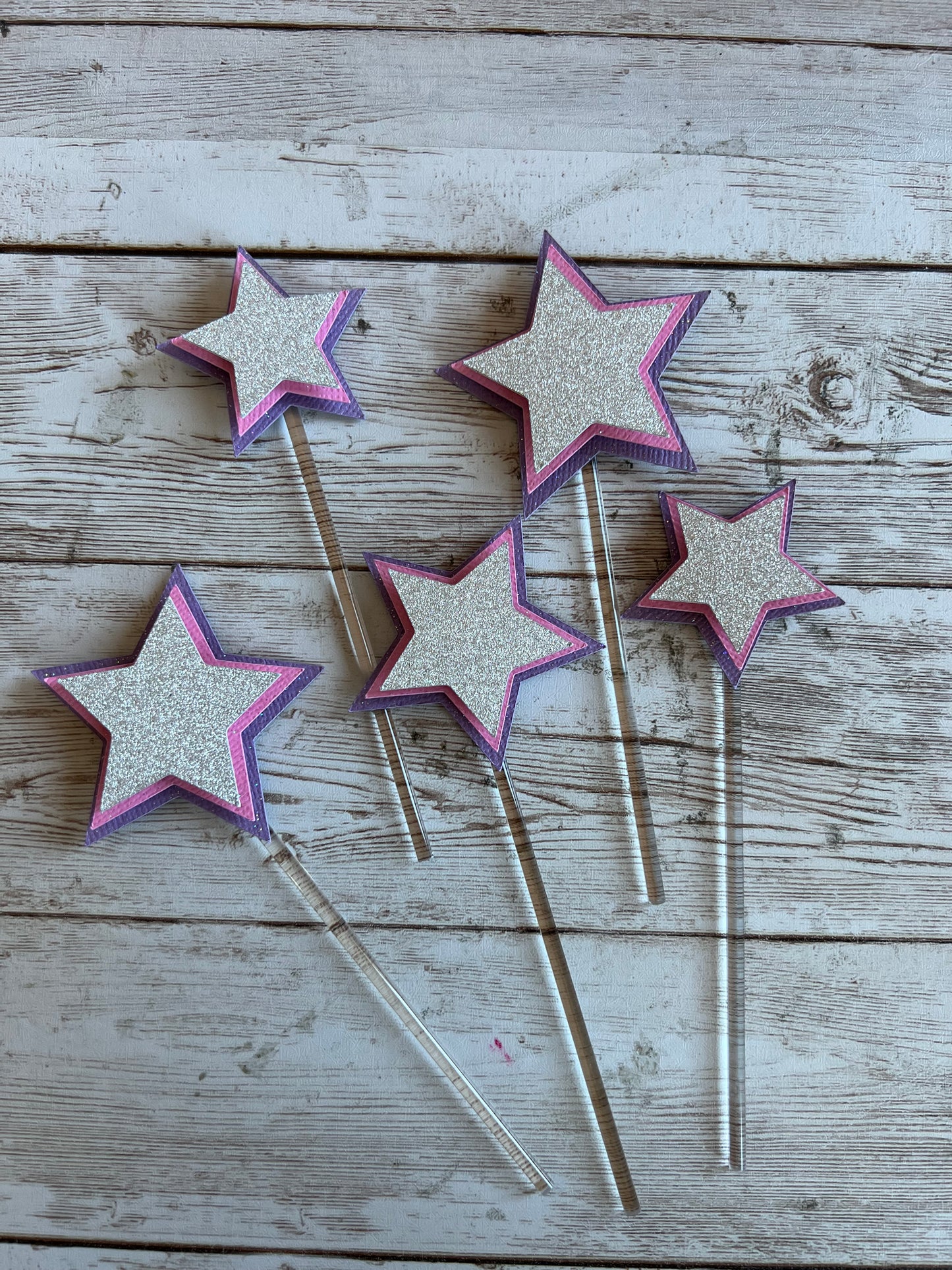 Stars cupcake toppers