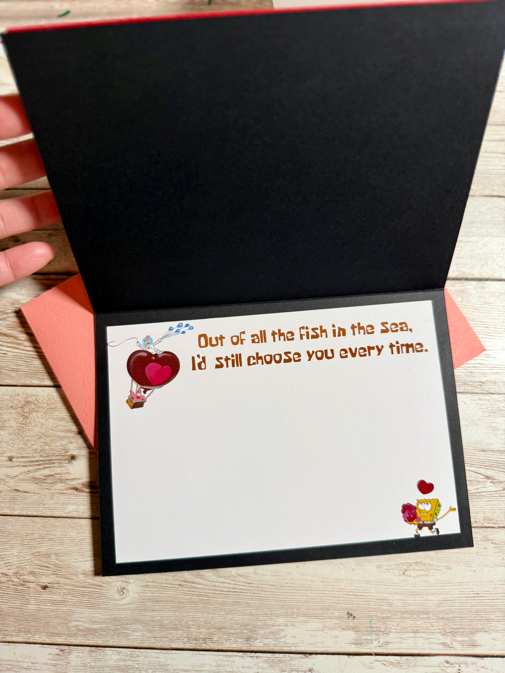 Patrick Star Valentine Card