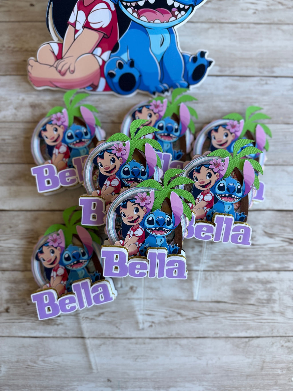 Lilo & Stitch Cupcake Toppers